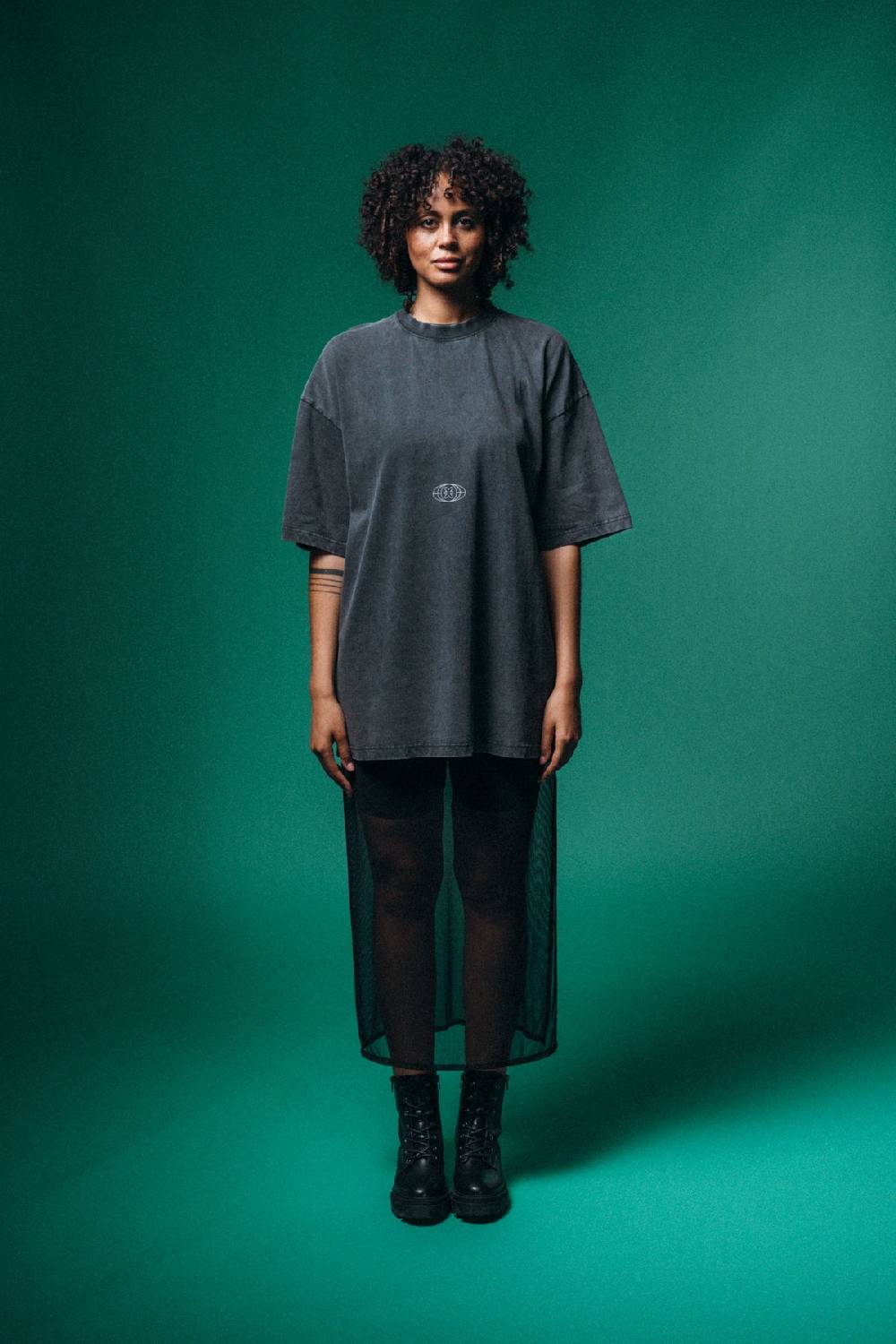 Karo Kauer PRE ORDER Mesh Skirt Black Lagerräumung