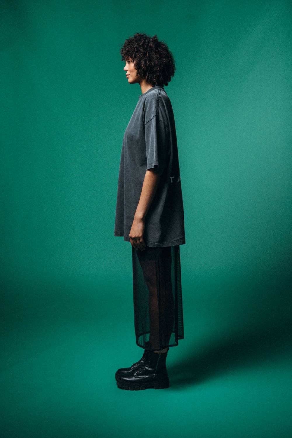 Karo Kauer PRE ORDER Mesh Skirt Black Lagerräumung