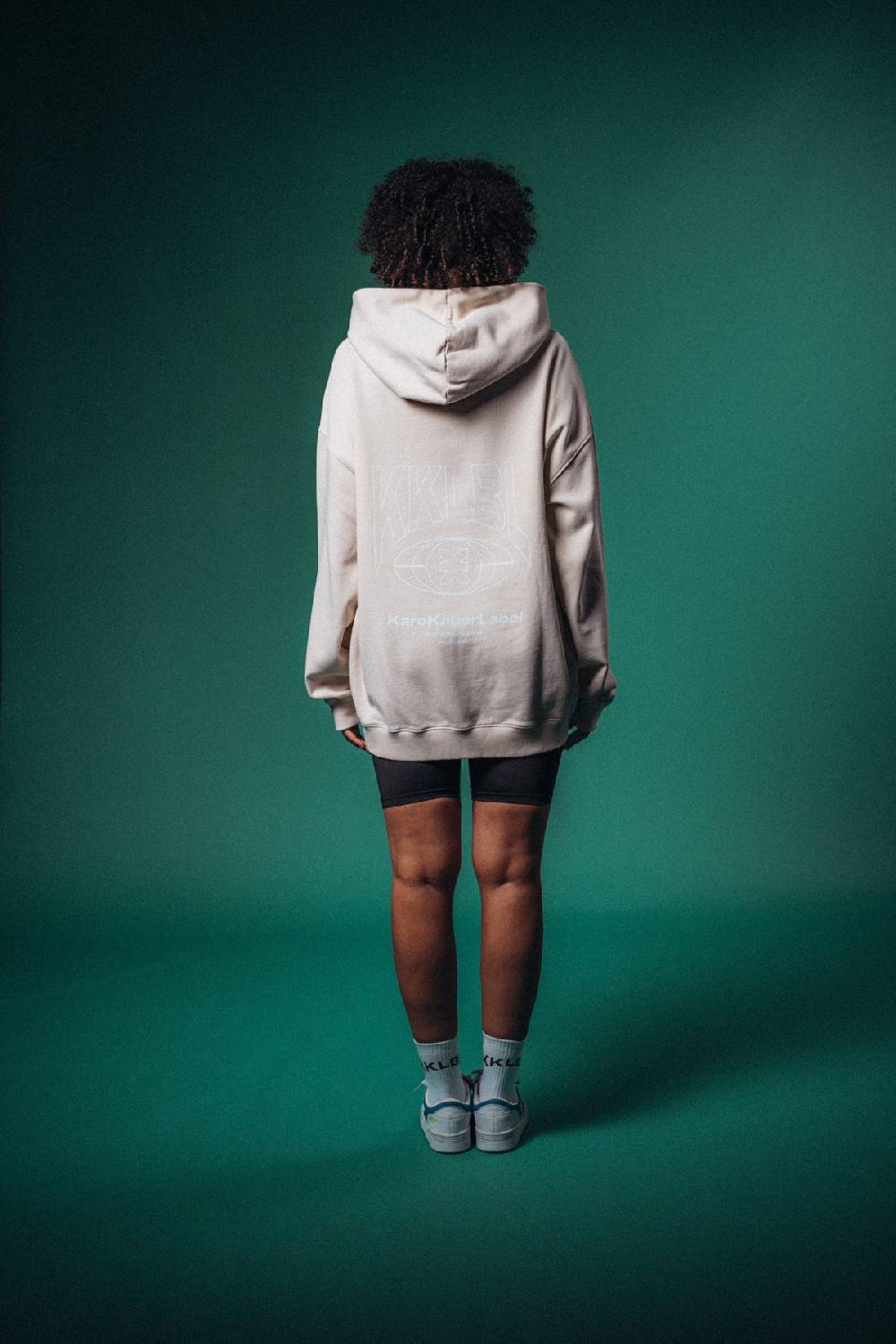 Karo Kauer Hoodie KKLBL Marble Bestseller