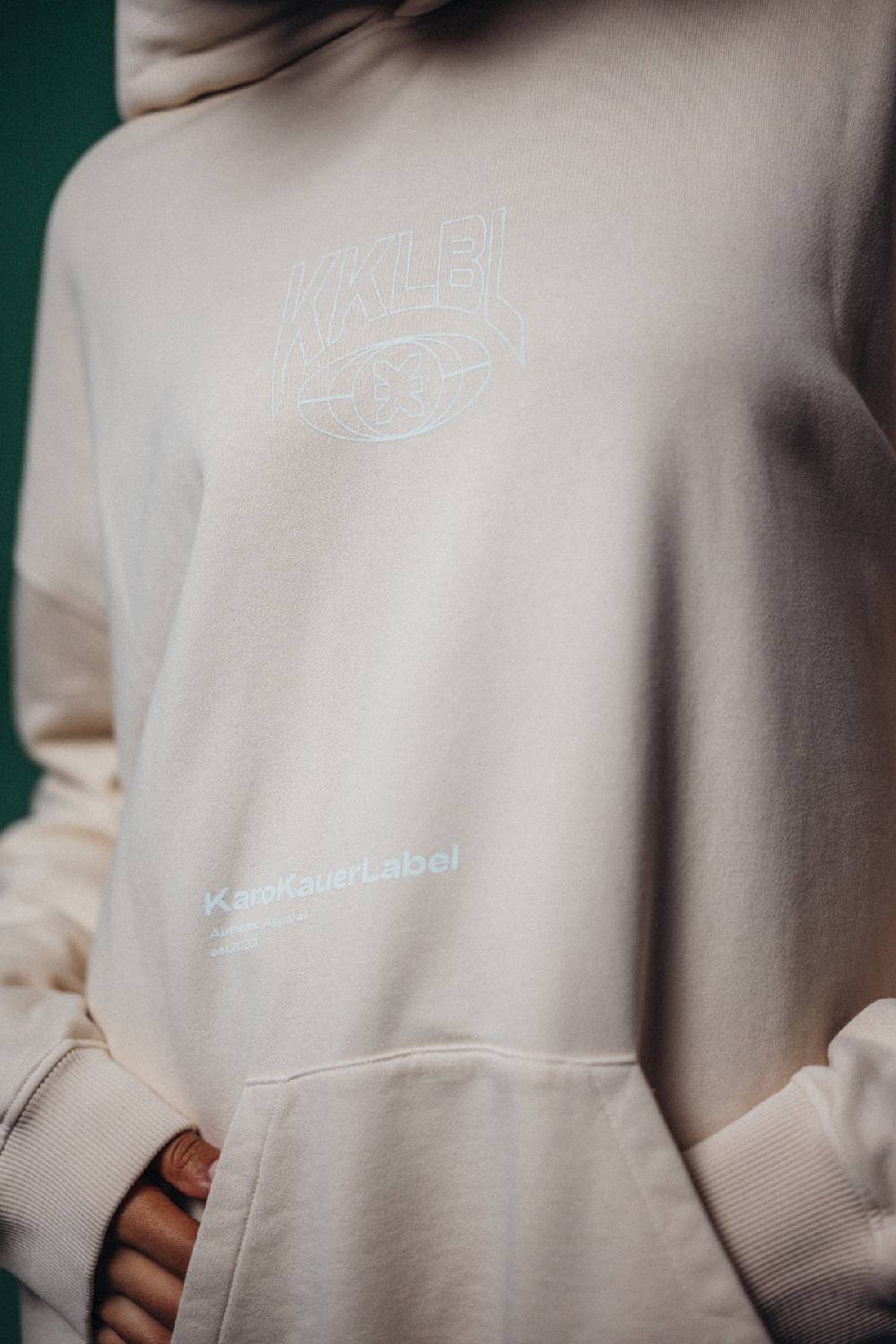 Karo Kauer Hoodie KKLBL Marble Bestseller