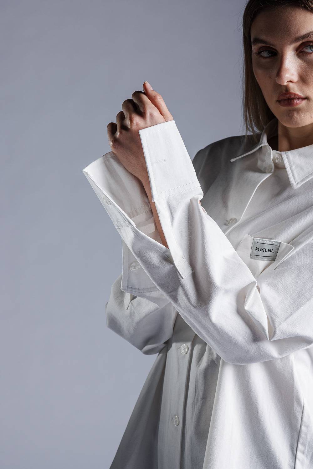 Karo Kauer Woven Blouse White Kostenlose Rückgabe