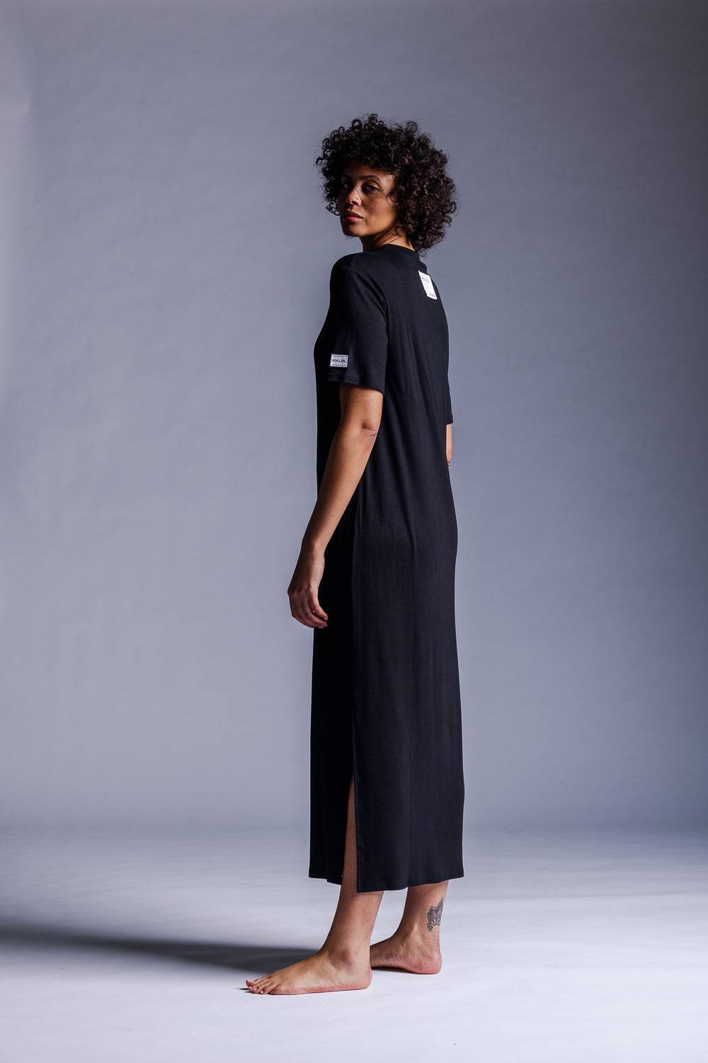 Karo Kauer Jersey Rib Dress Shortsleeve Letzte 3 Tage