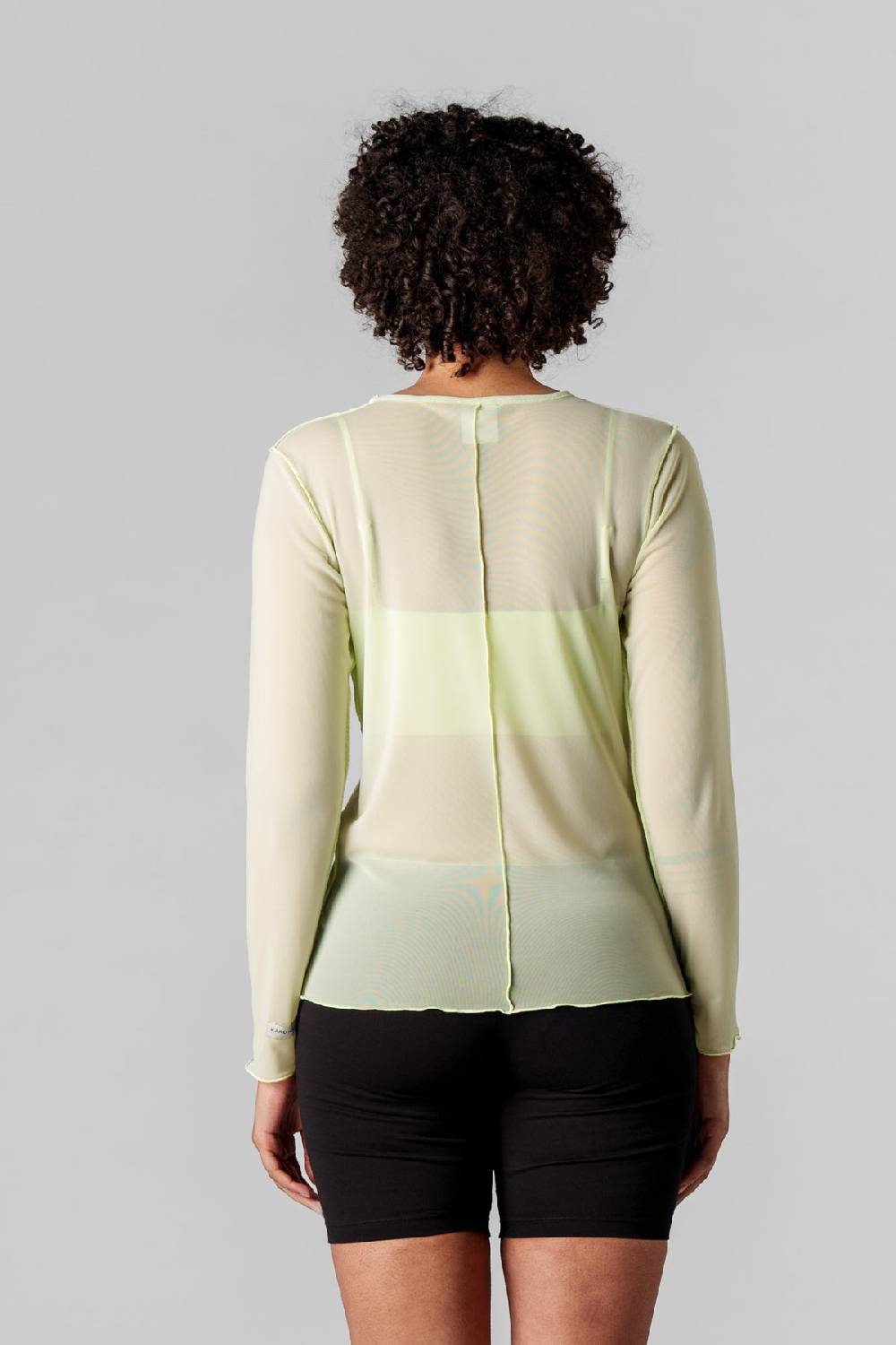 Karo Kauer Mesh Longsleeve Matcha 50% Rabatt mit kostenlosem Versand