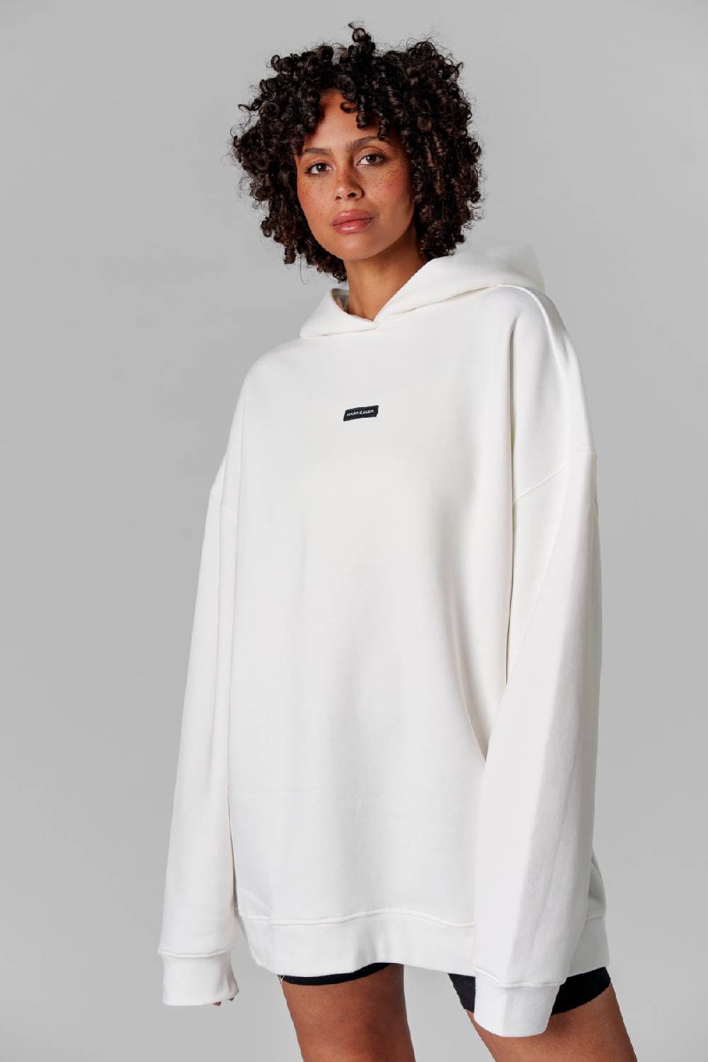 Karo Kauer Hoodie Dress Creme Clearance-Verkauf