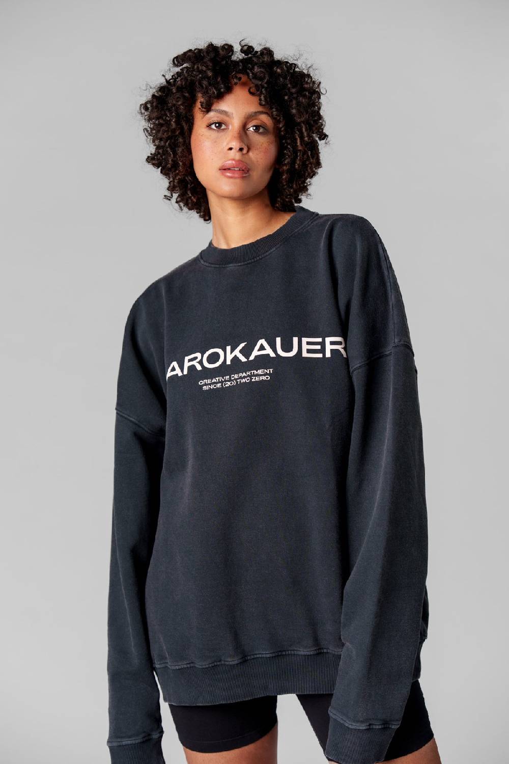Karo Kauer Sweater Washed Grey Kostenloser Versand international