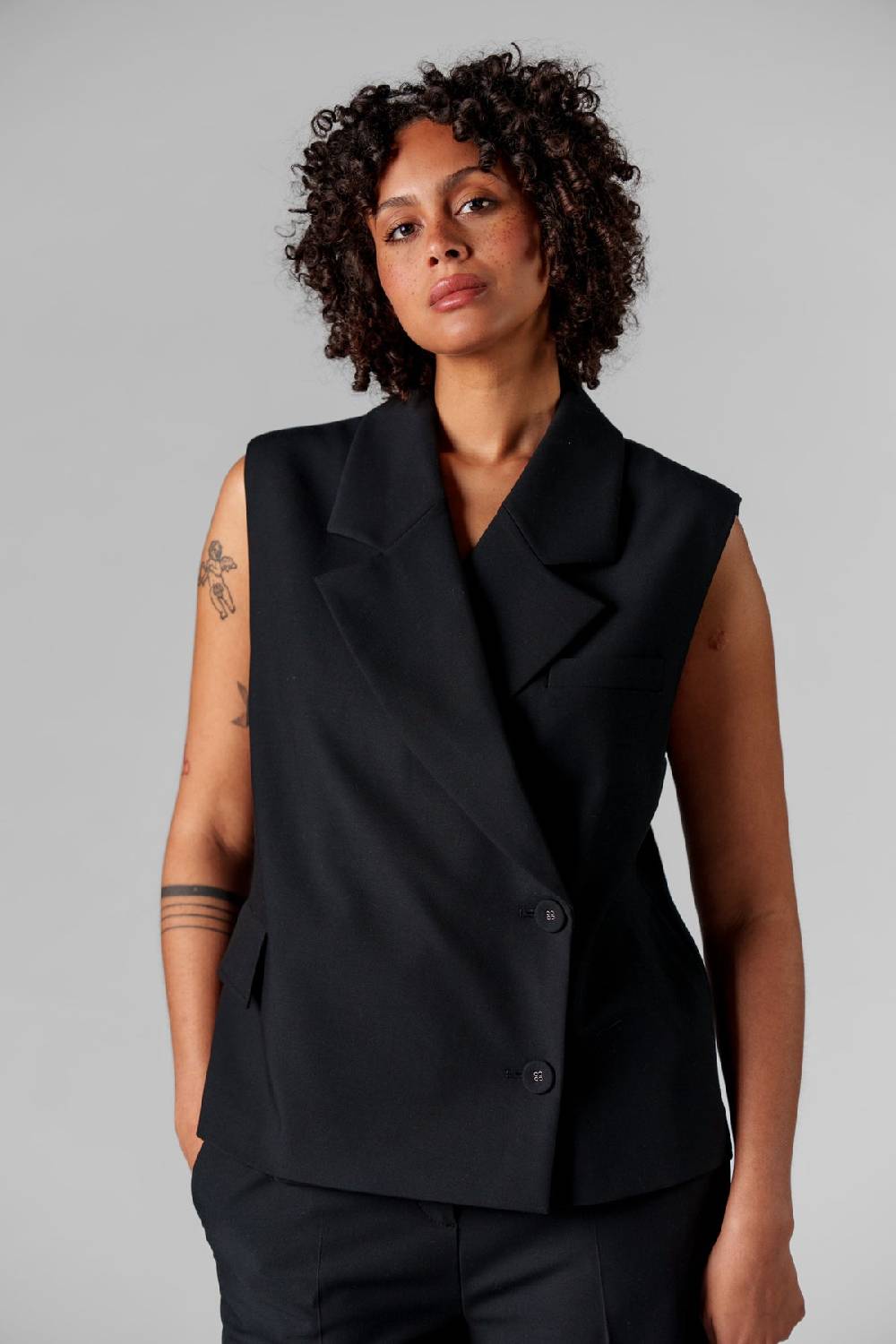 Karo Kauer Formal Vest Black Fabrikladen