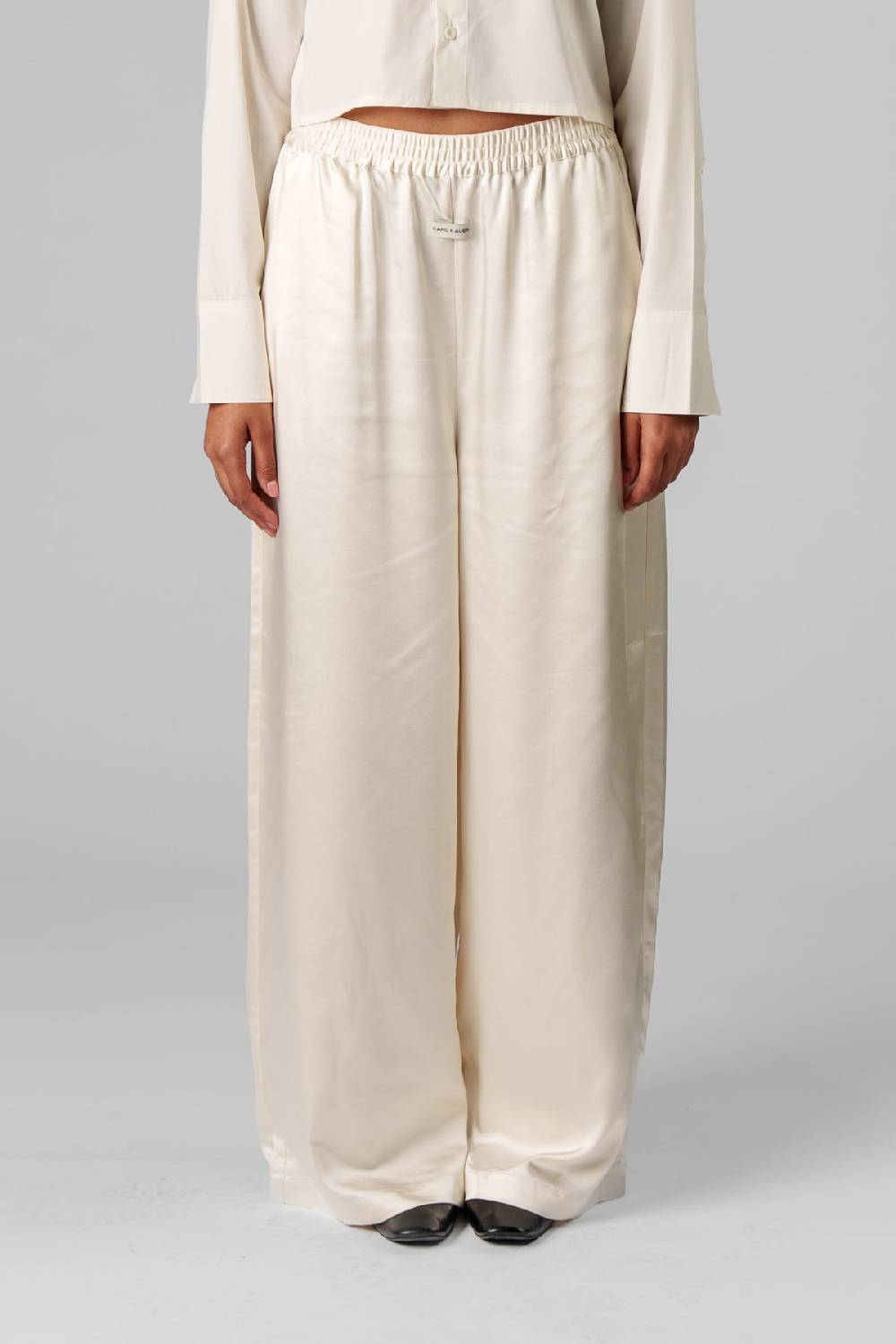 Karo Kauer Satin Pants Creme Rabatte dieses Monats