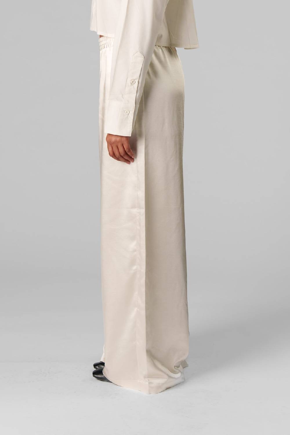 Karo Kauer Satin Pants Creme Rabatte dieses Monats