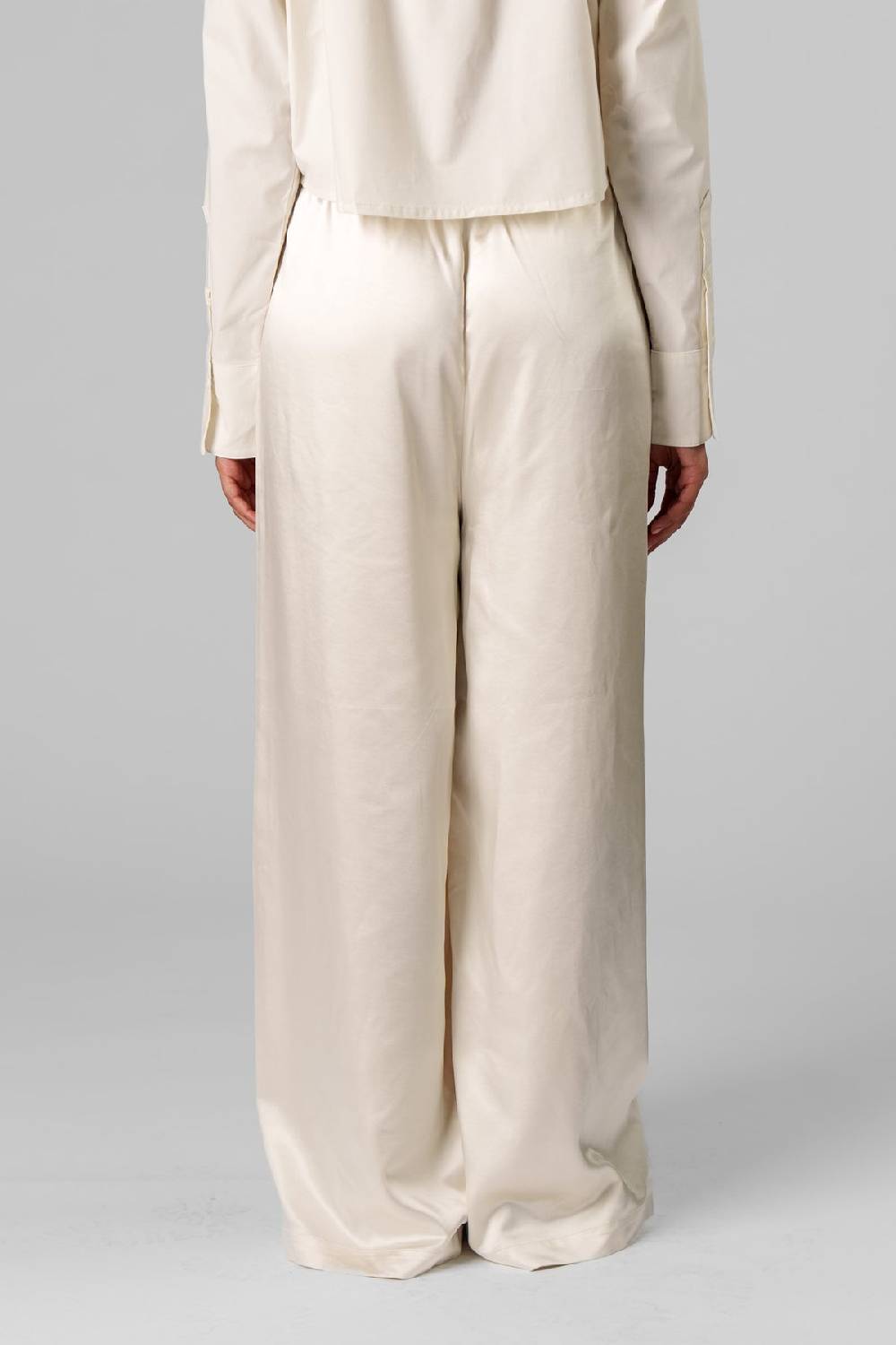 Karo Kauer Satin Pants Creme Rabatte dieses Monats