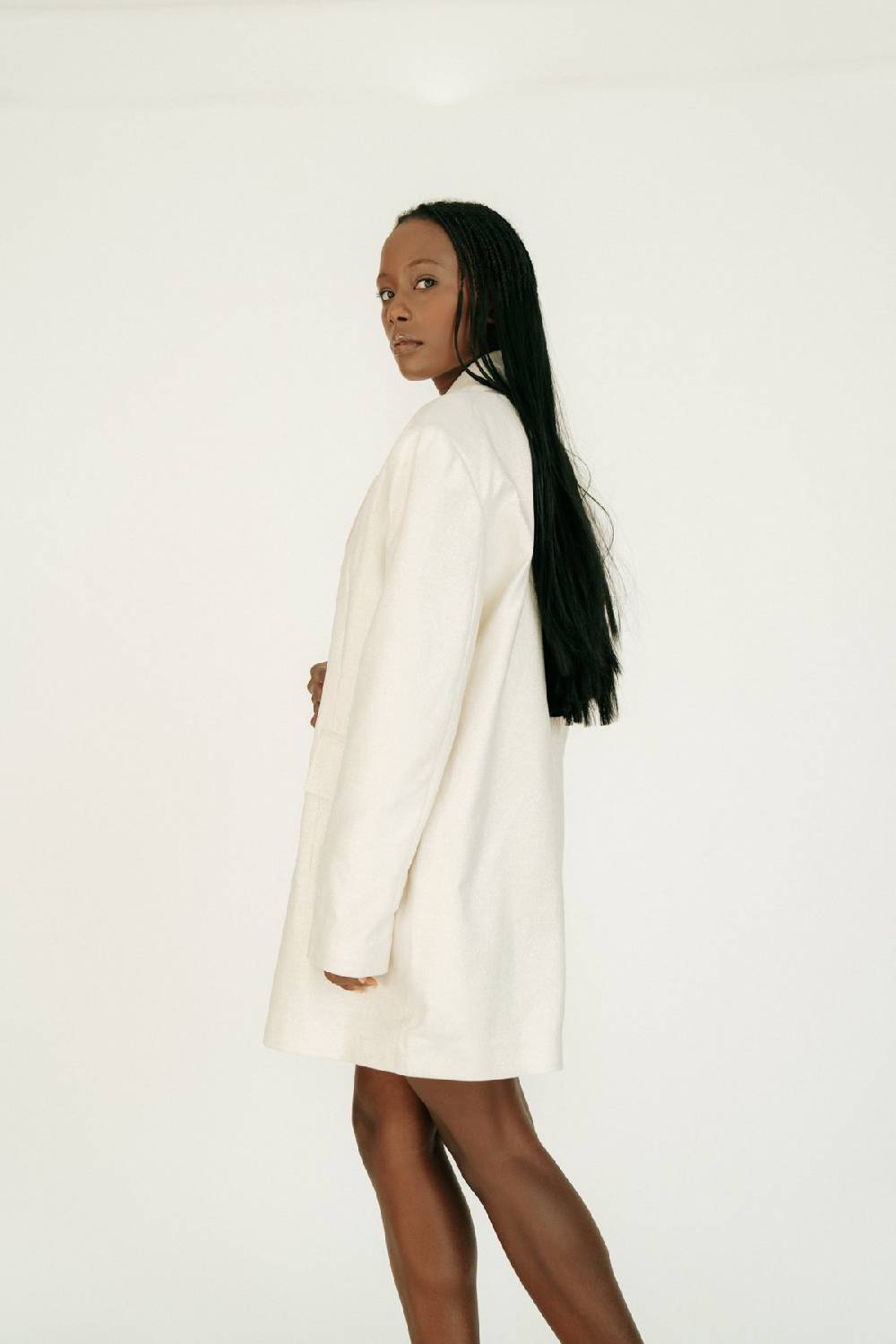 Karo Kauer Glam Blazer Dress Champagner Limitierter Zeitrabatt
