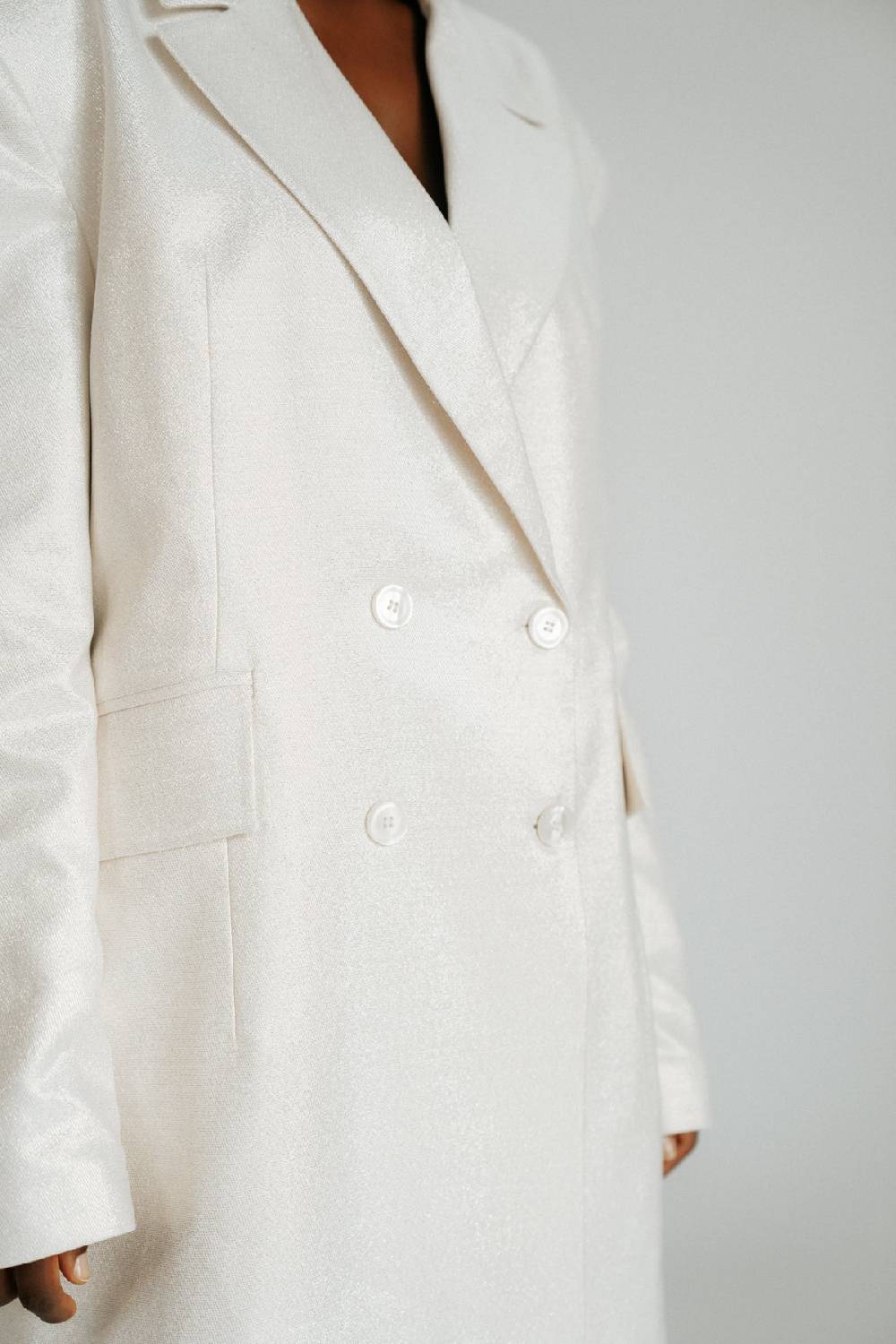 Karo Kauer Glam Blazer Dress Champagner Limitierter Zeitrabatt