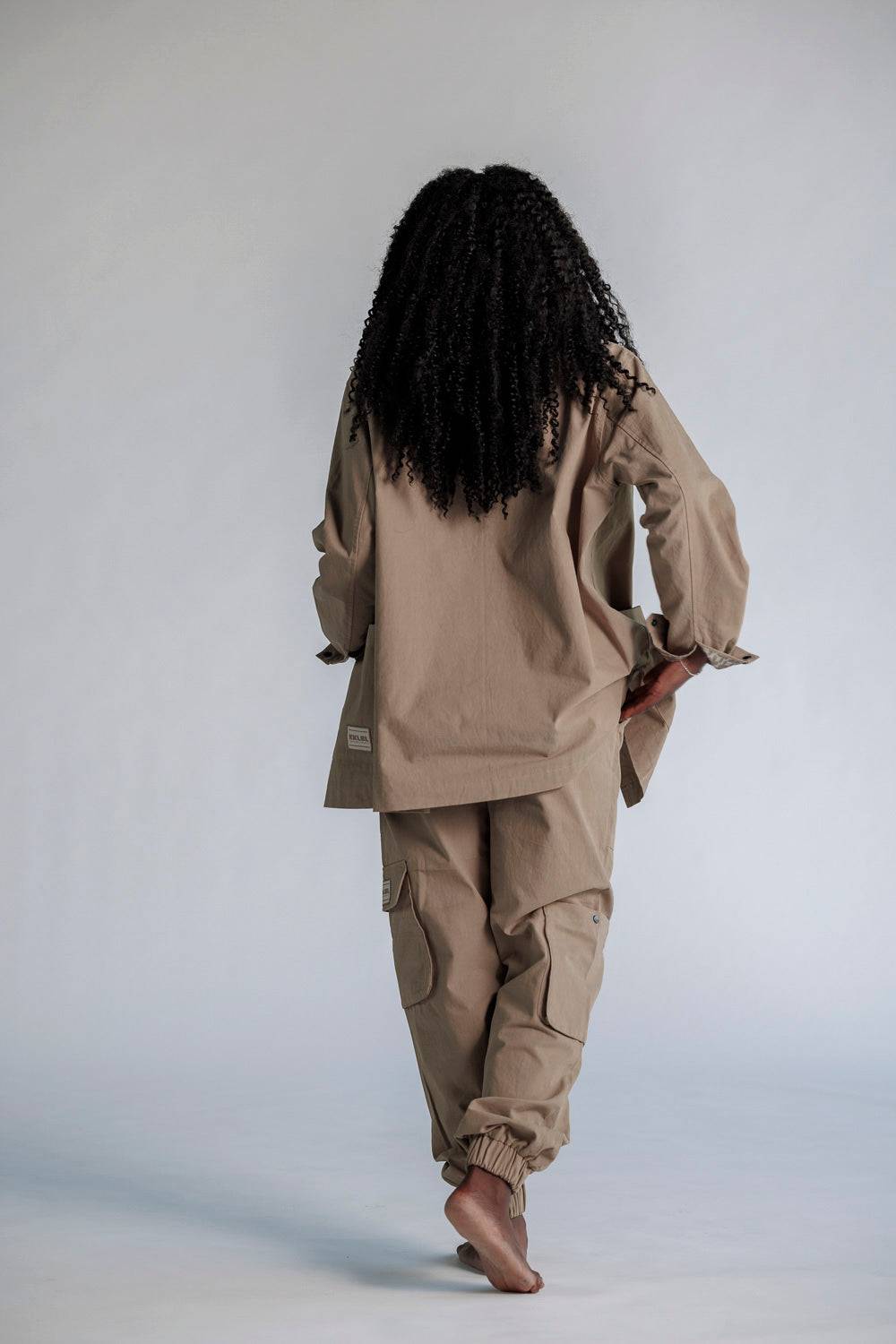 Karo Kauer Cargo Jacket Mocca Sonderangebot