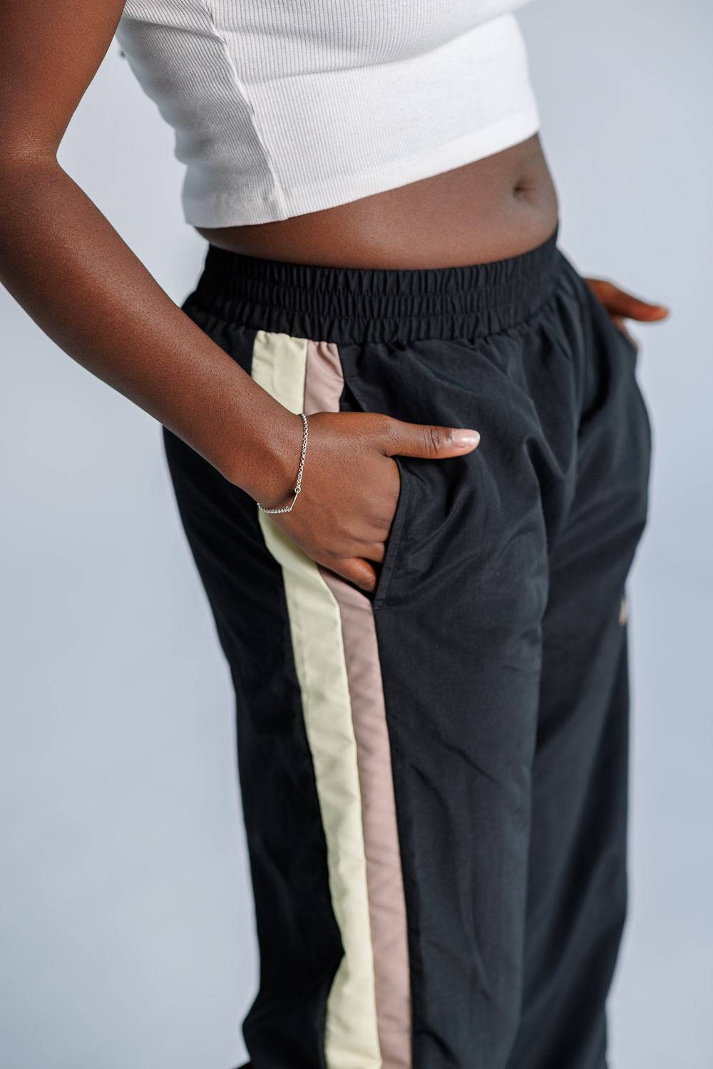 Karo Kauer Trackpants Black Begrenztes Angebot