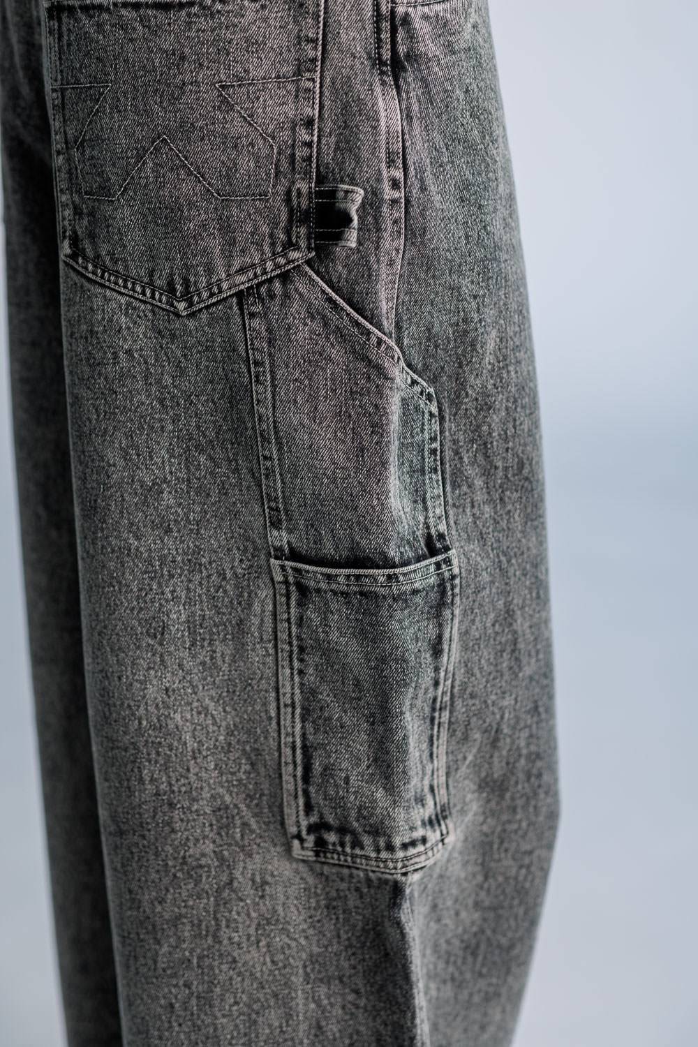 Karo Kauer Denim Pants Black Online Shopping