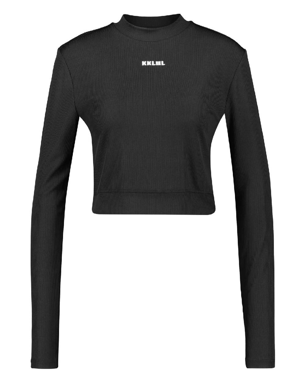 Karo Kauer Cropped Shirt Black Saisonschlussverkauf
