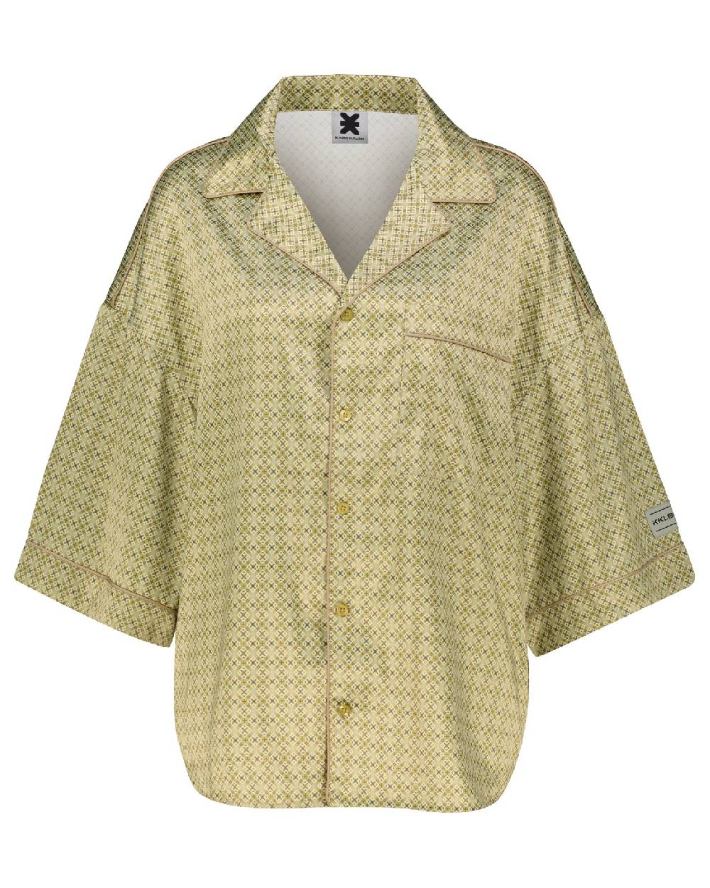 Karo Kauer Retro Shirt Khaki Muttertagsangebot