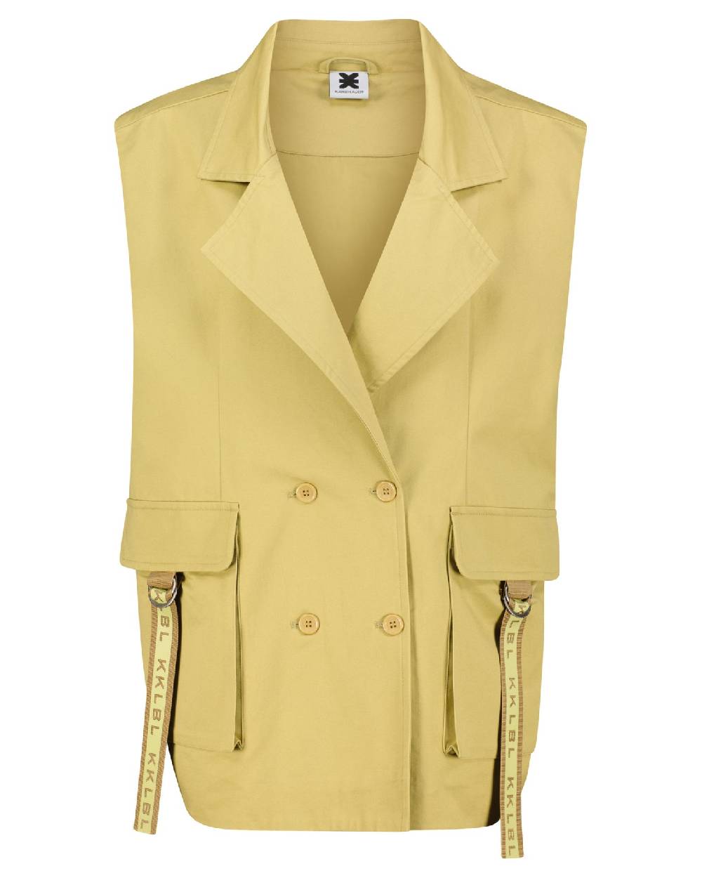 Karo Kauer Vest Khaki Jubiläumsangebot