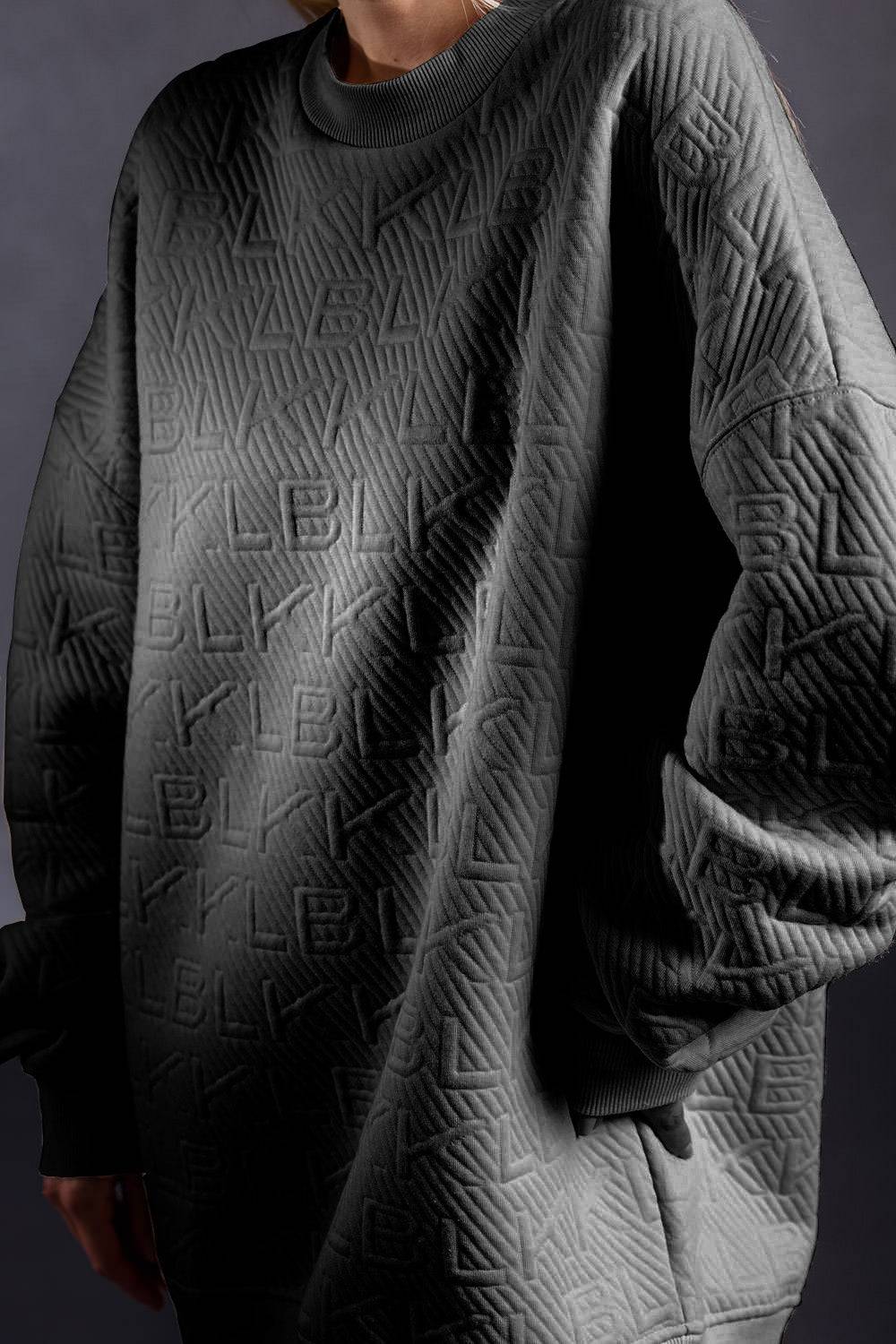 Karo Kauer Sweater KKLBL Charcoal Top Angebot