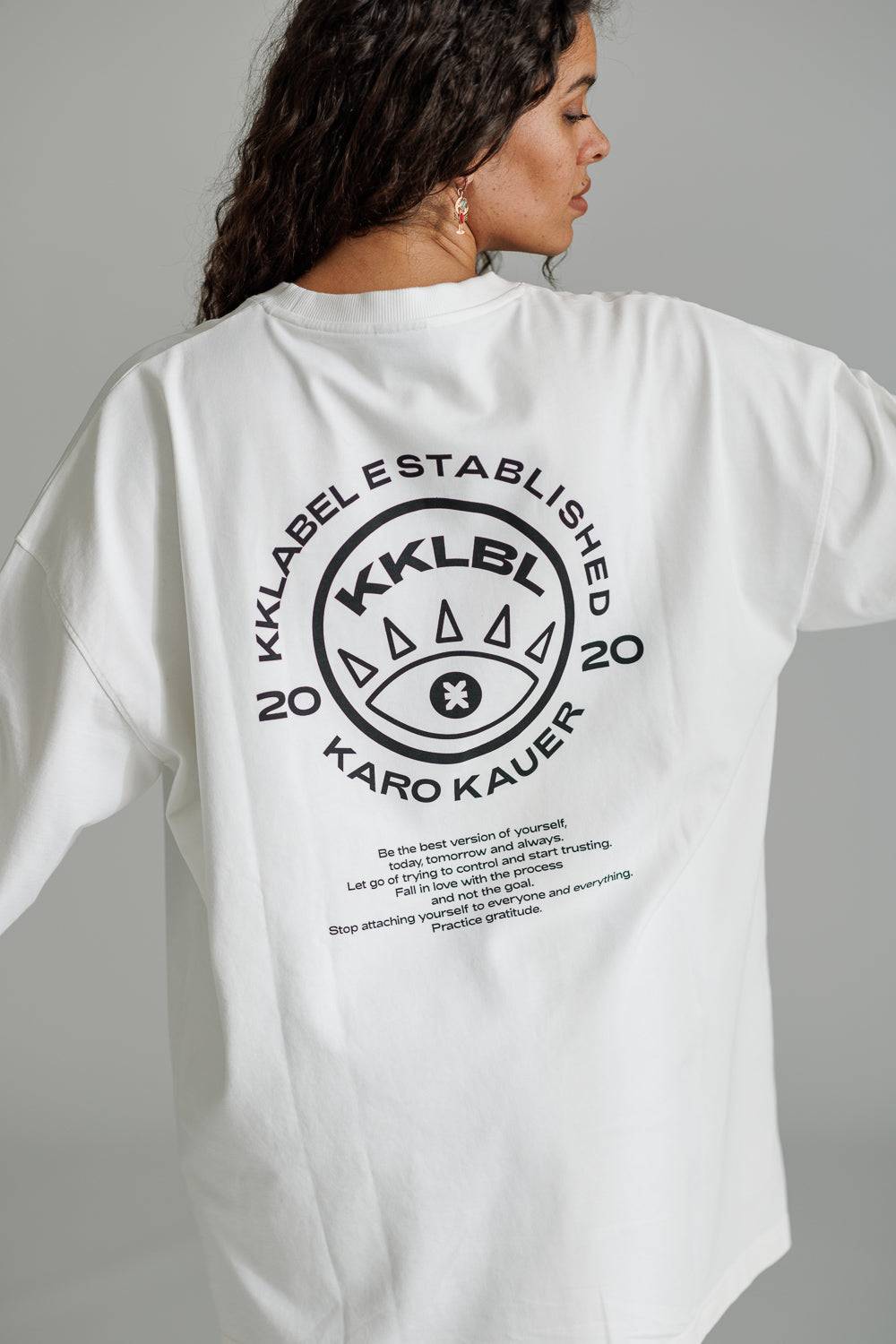 Karo Kauer Longsleeve White Super Sparpreis