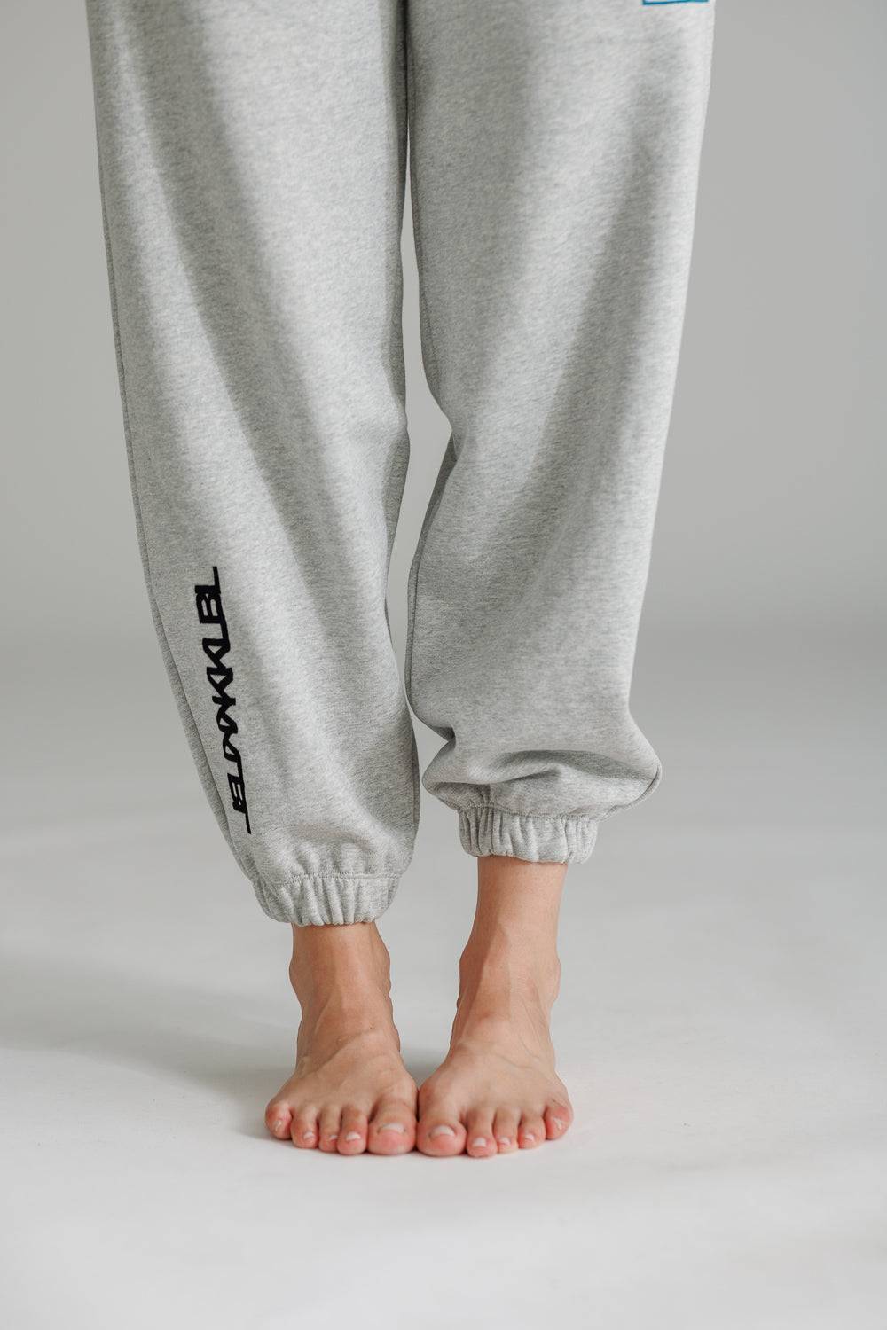 Karo Kauer Jogger Pants Grey Melange Fabrikladen