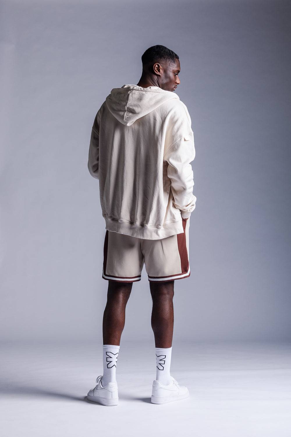 Karo Kauer Zipped Hoodie Beige Meist gekauft
