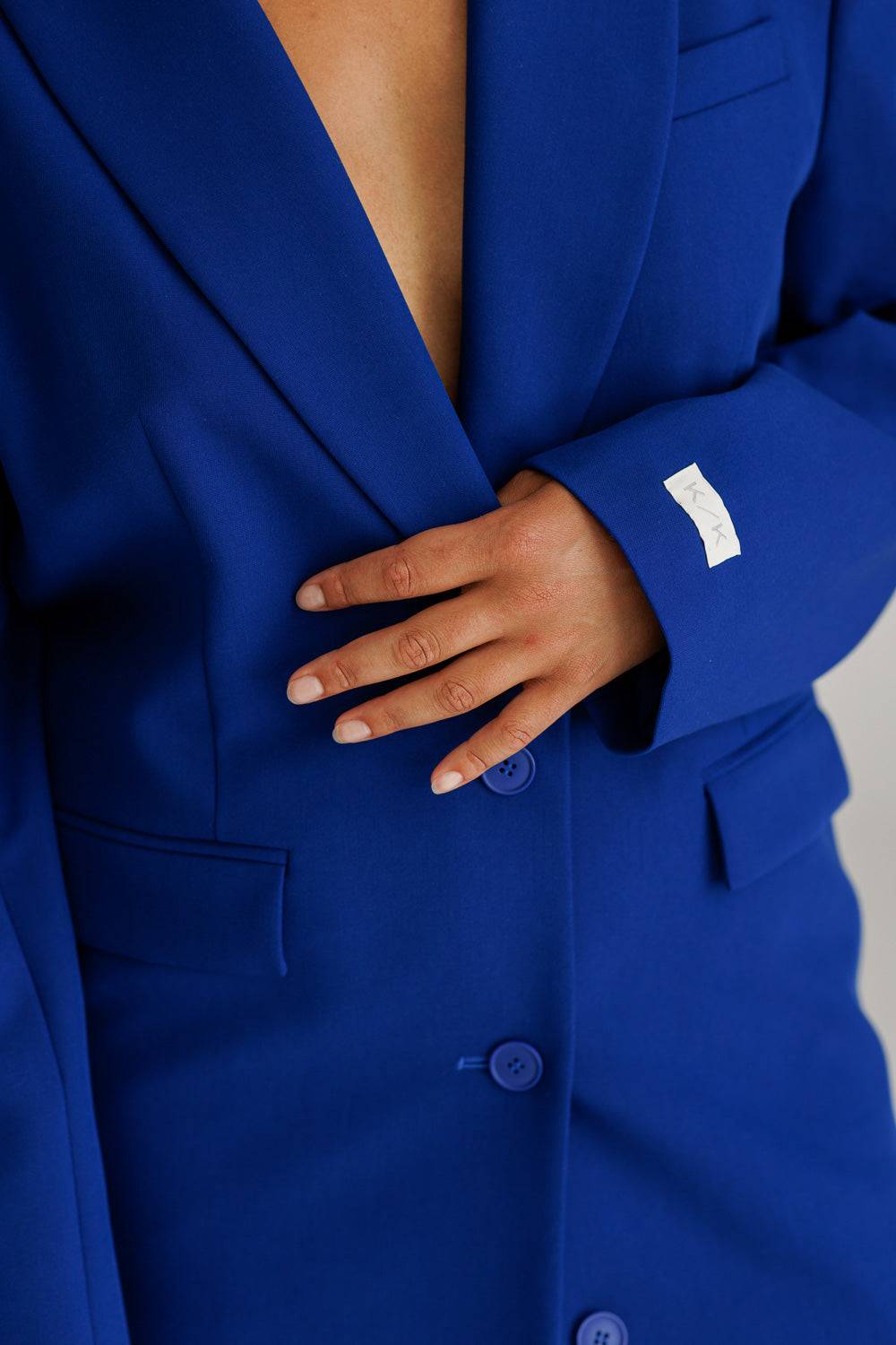 Karo Kauer Blazer Blue Online Shopping
