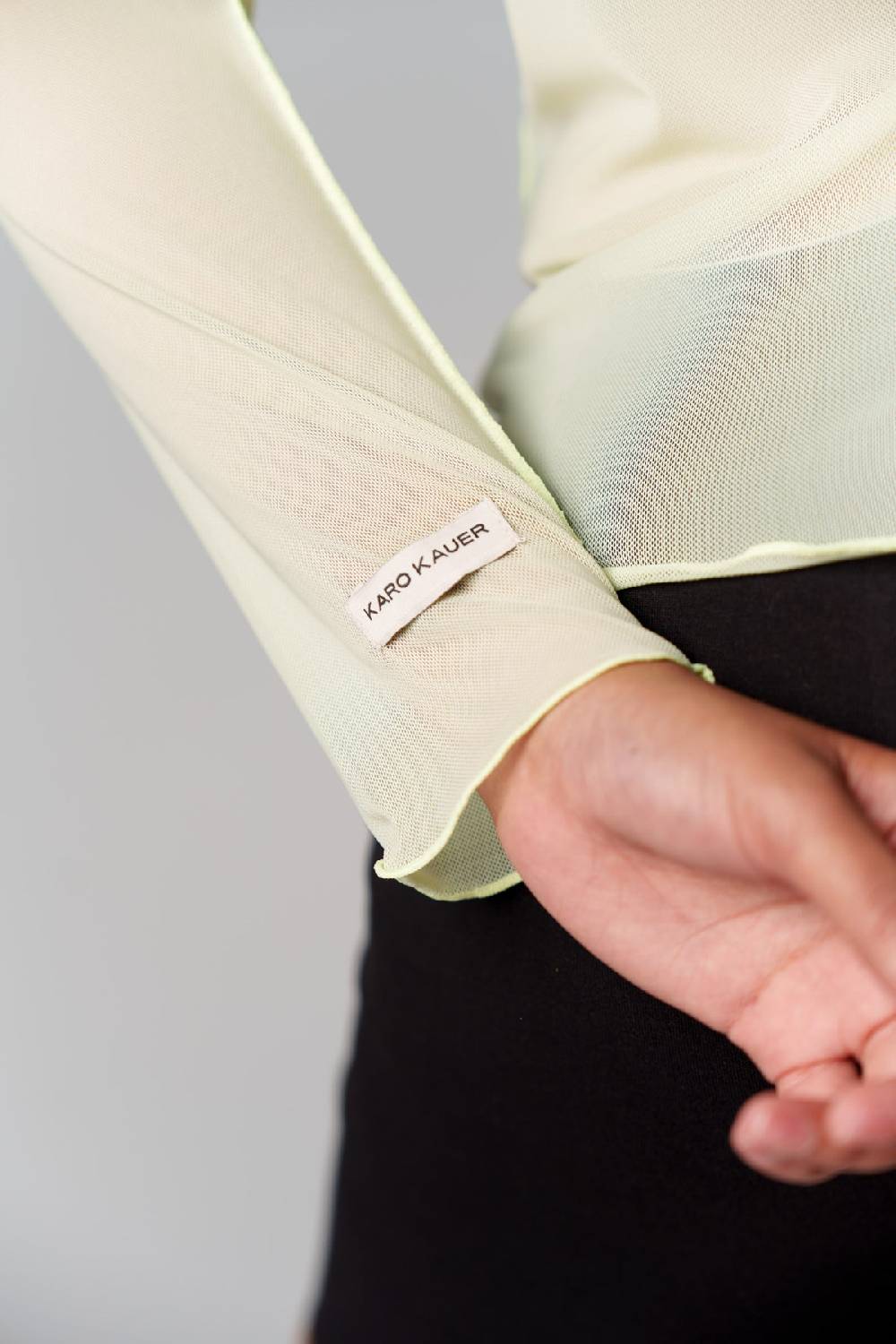 Karo Kauer Mesh Longsleeve Matcha Black Friday