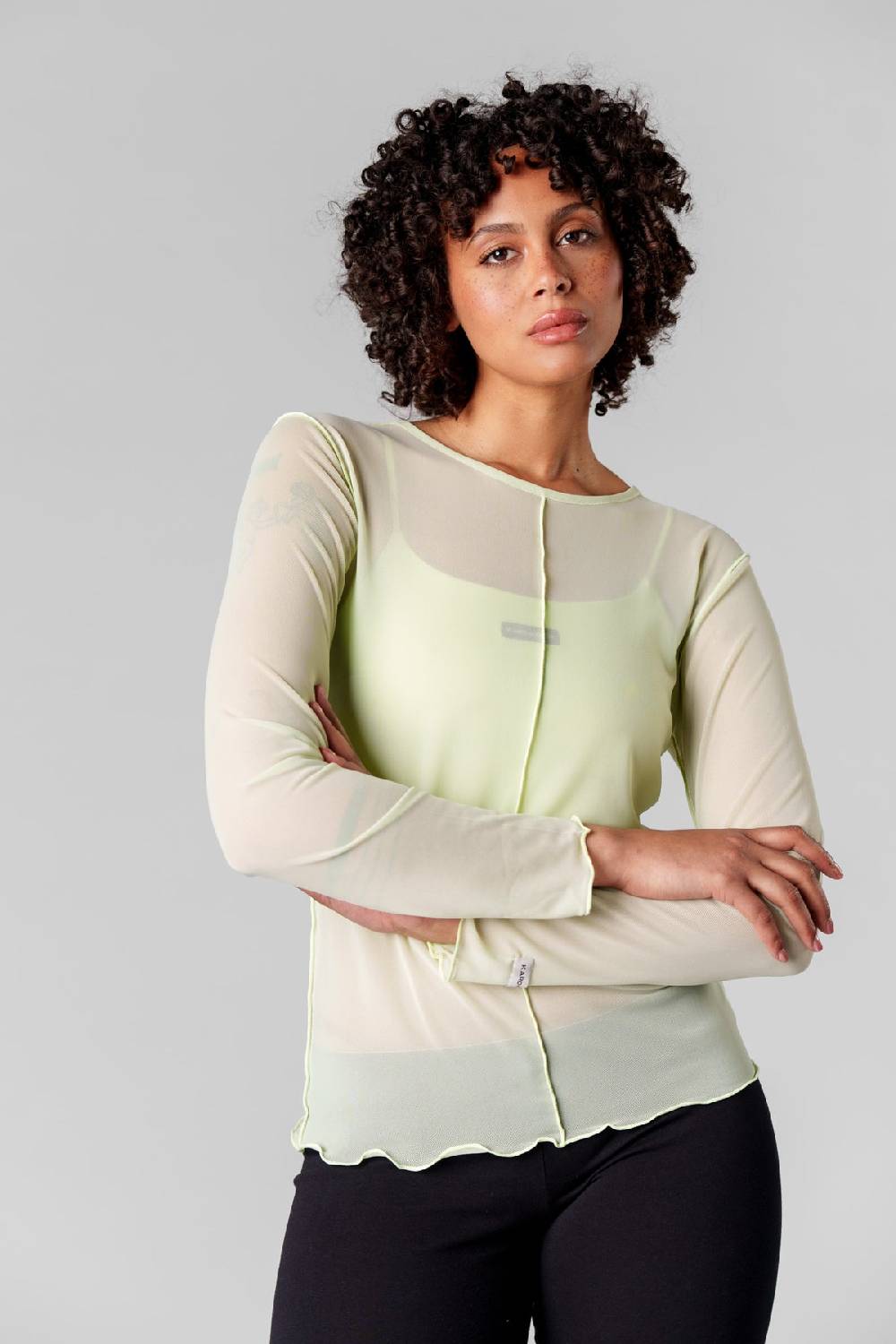 Karo Kauer Mesh Longsleeve Matcha Black Friday