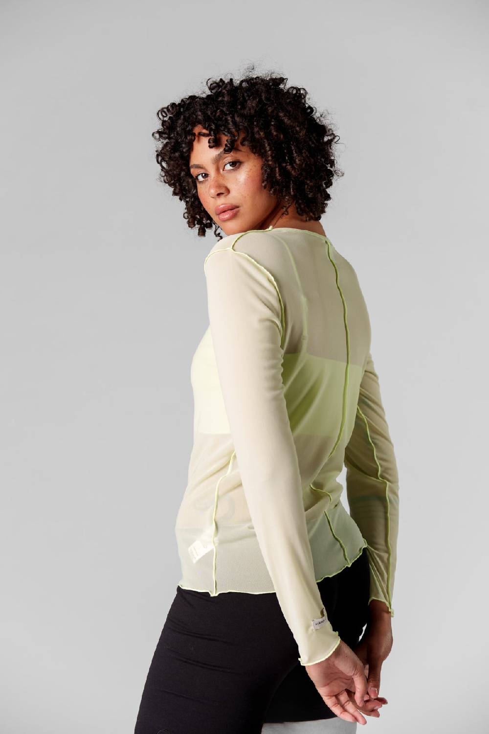 Karo Kauer Mesh Longsleeve Matcha Black Friday