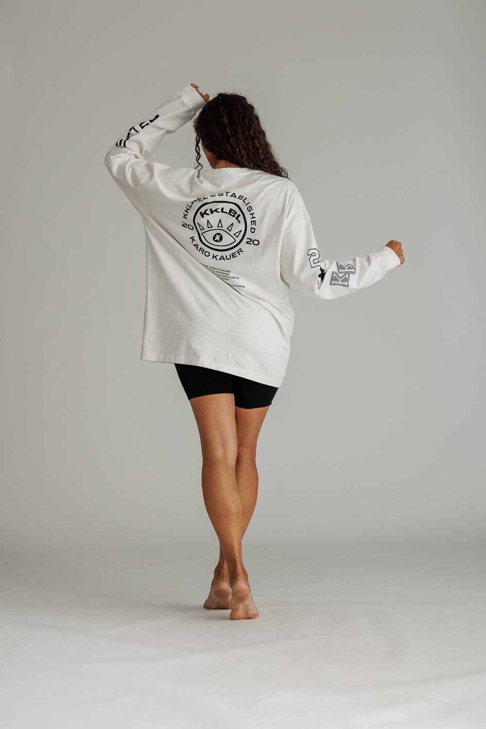 Karo Kauer Longsleeve White Valentinstagsangebot
