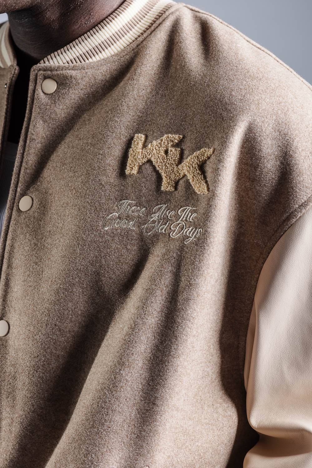 Karo Kauer College Jacket Beige Riesige Ersparnisse