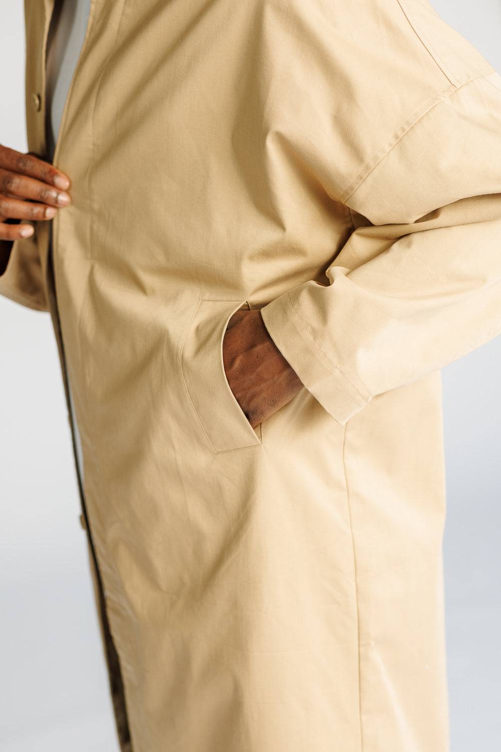 Karo Kauer Trenchcoat Beige Super Sparpreis