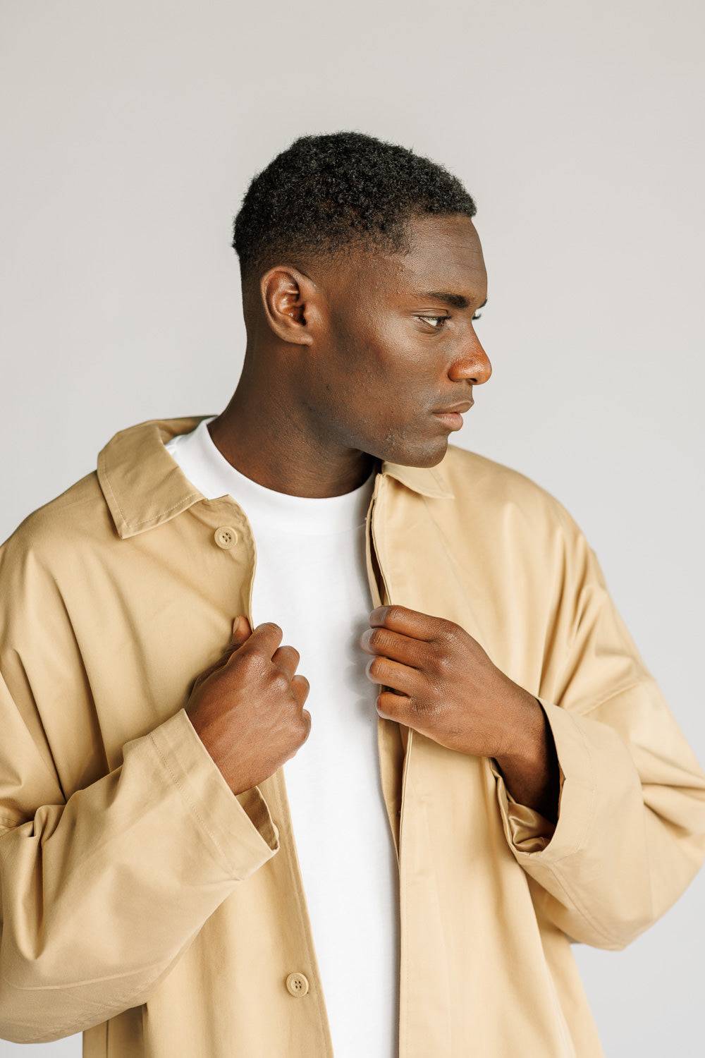 Karo Kauer Trenchcoat Beige Super Sparpreis