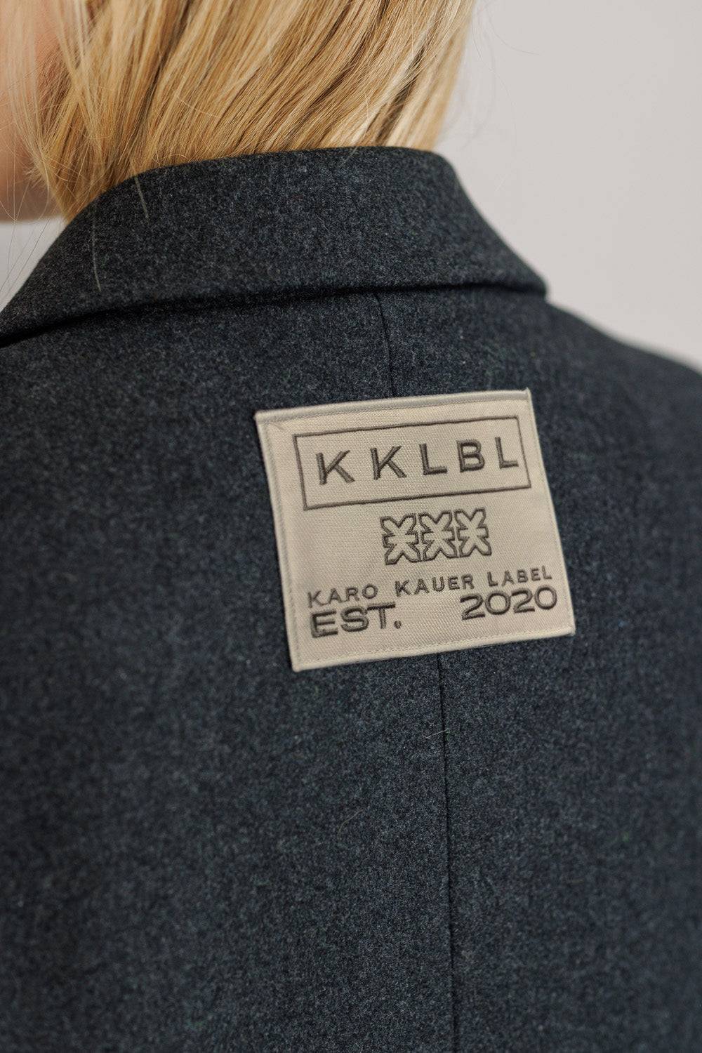 Karo Kauer Coat Oversize Grey Letzte 3 Tage