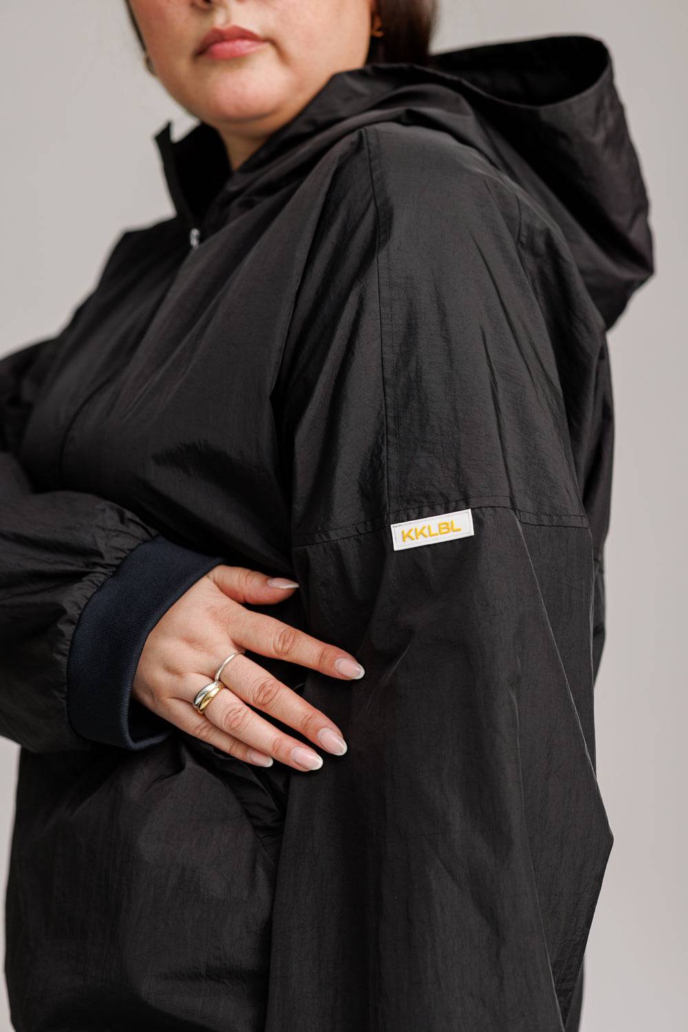 Karo Kauer Windbreaker Black JETZT KAUFEN