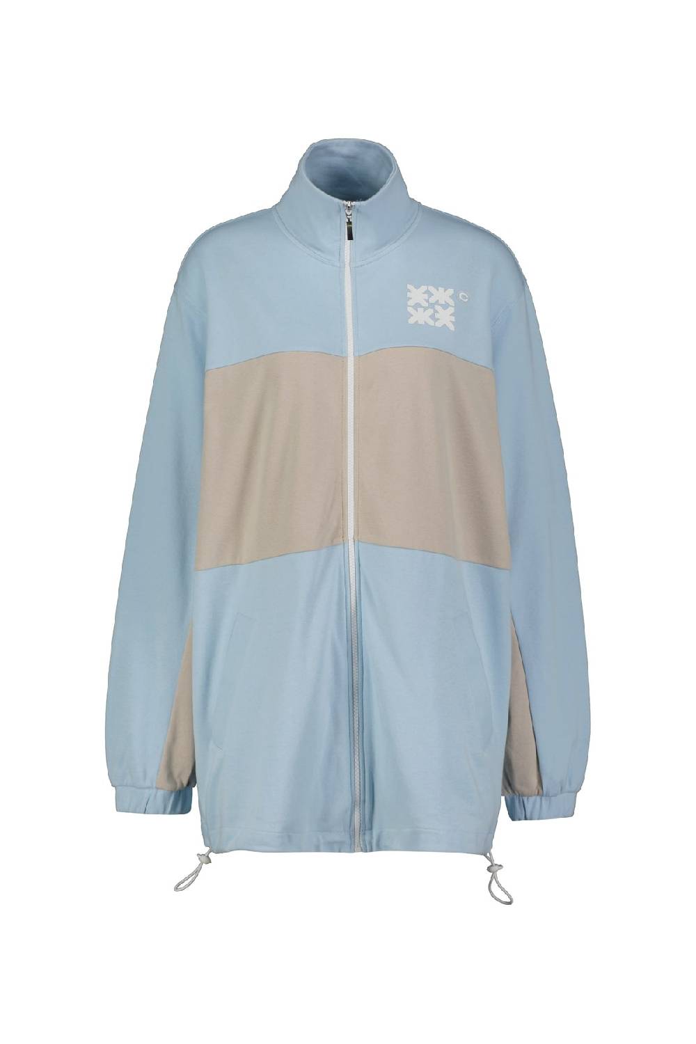 Karo Kauer Tracksuit Jersey Jacket Light Blue Letzte 2 Tage