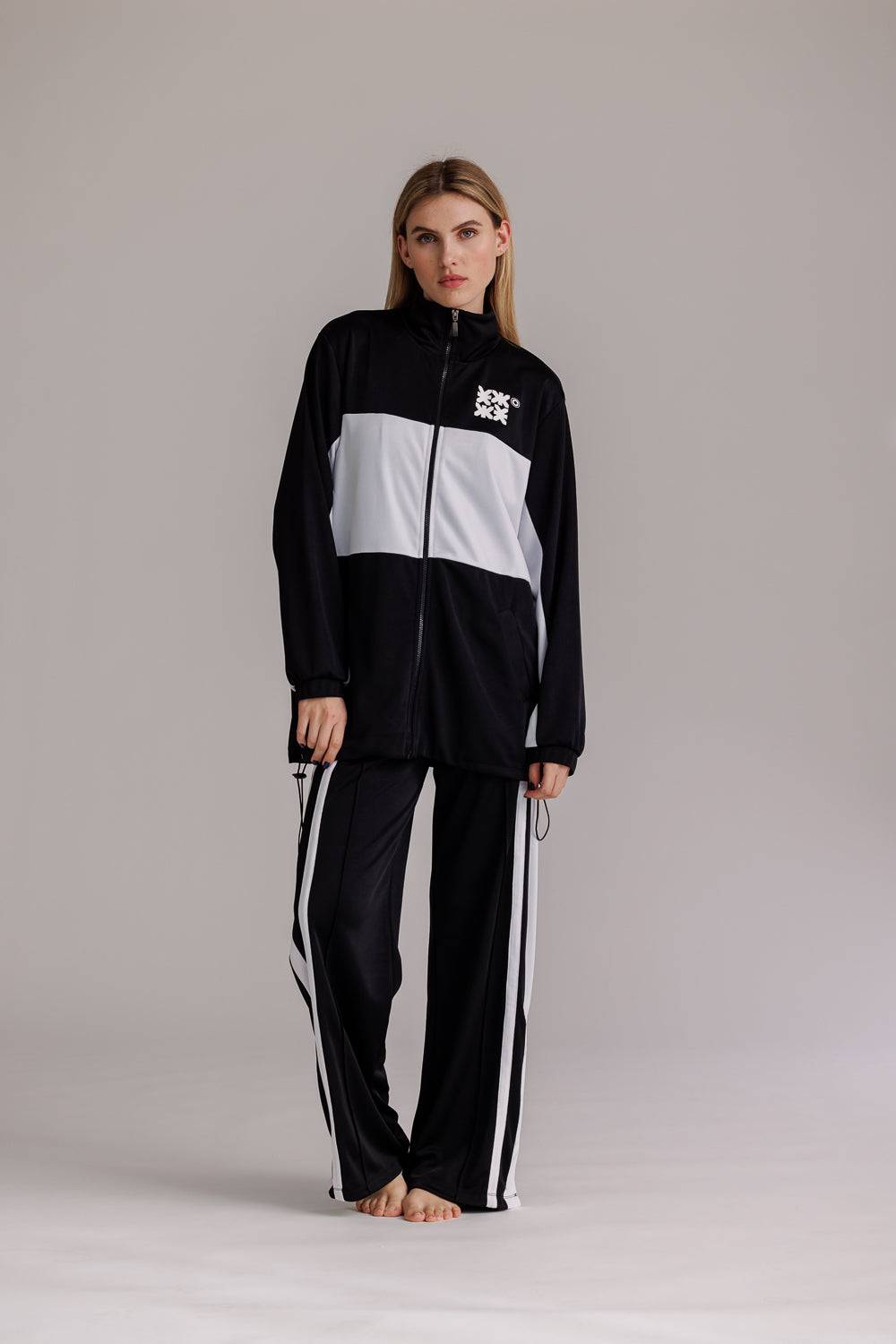 Karo Kauer Tracksuit Jacket Black Letzter Tag