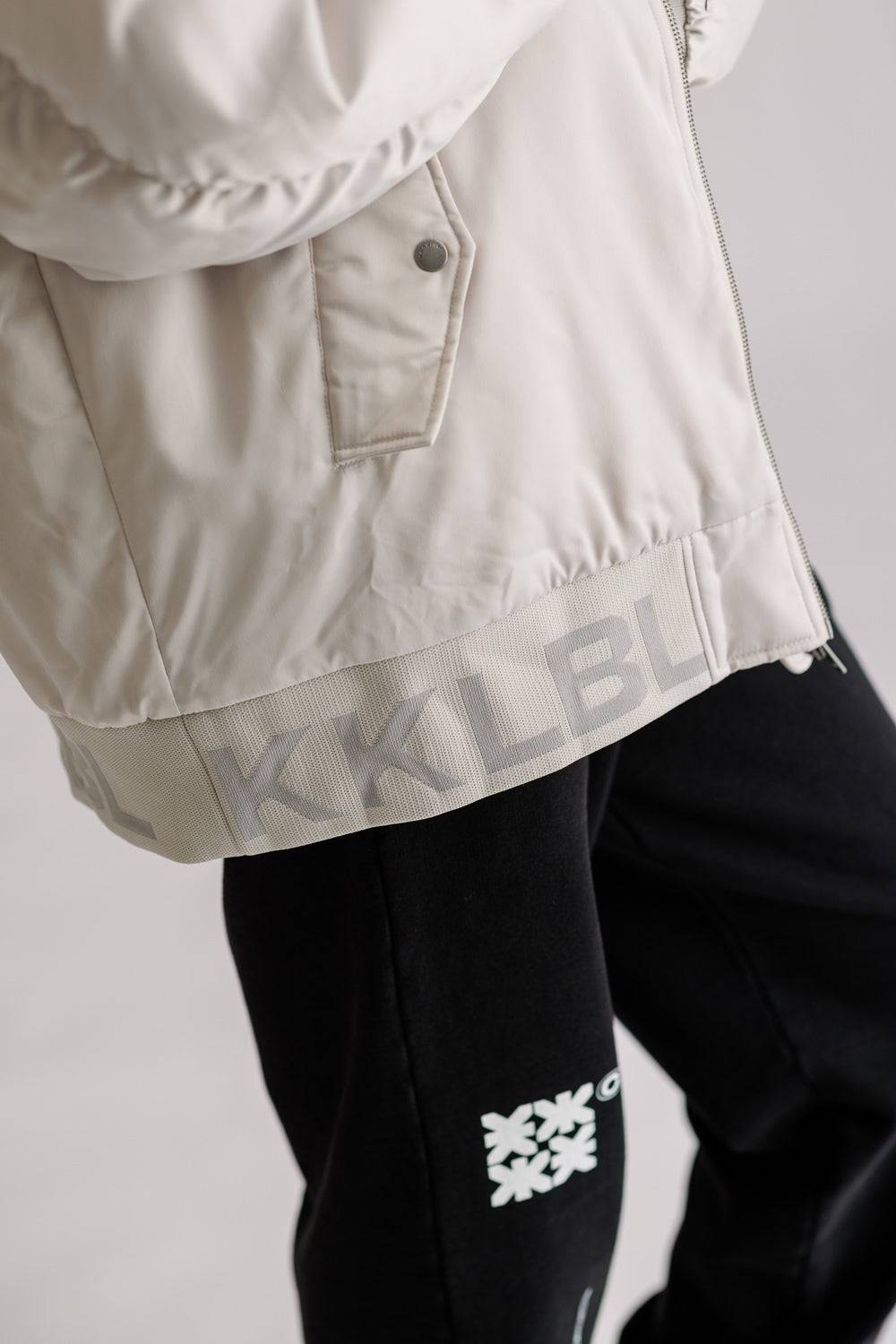 Karo Kauer Bomberjacket Silver Grey Zeitbegrenzte Promotion