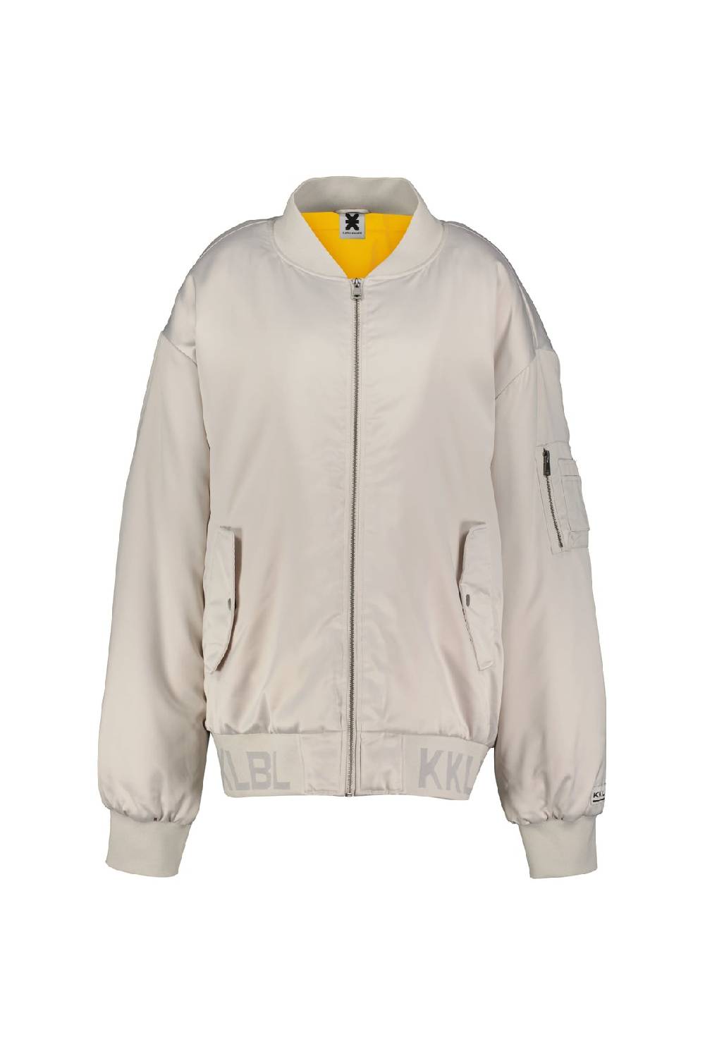 Karo Kauer Bomberjacket Silver Grey Zeitbegrenzte Promotion