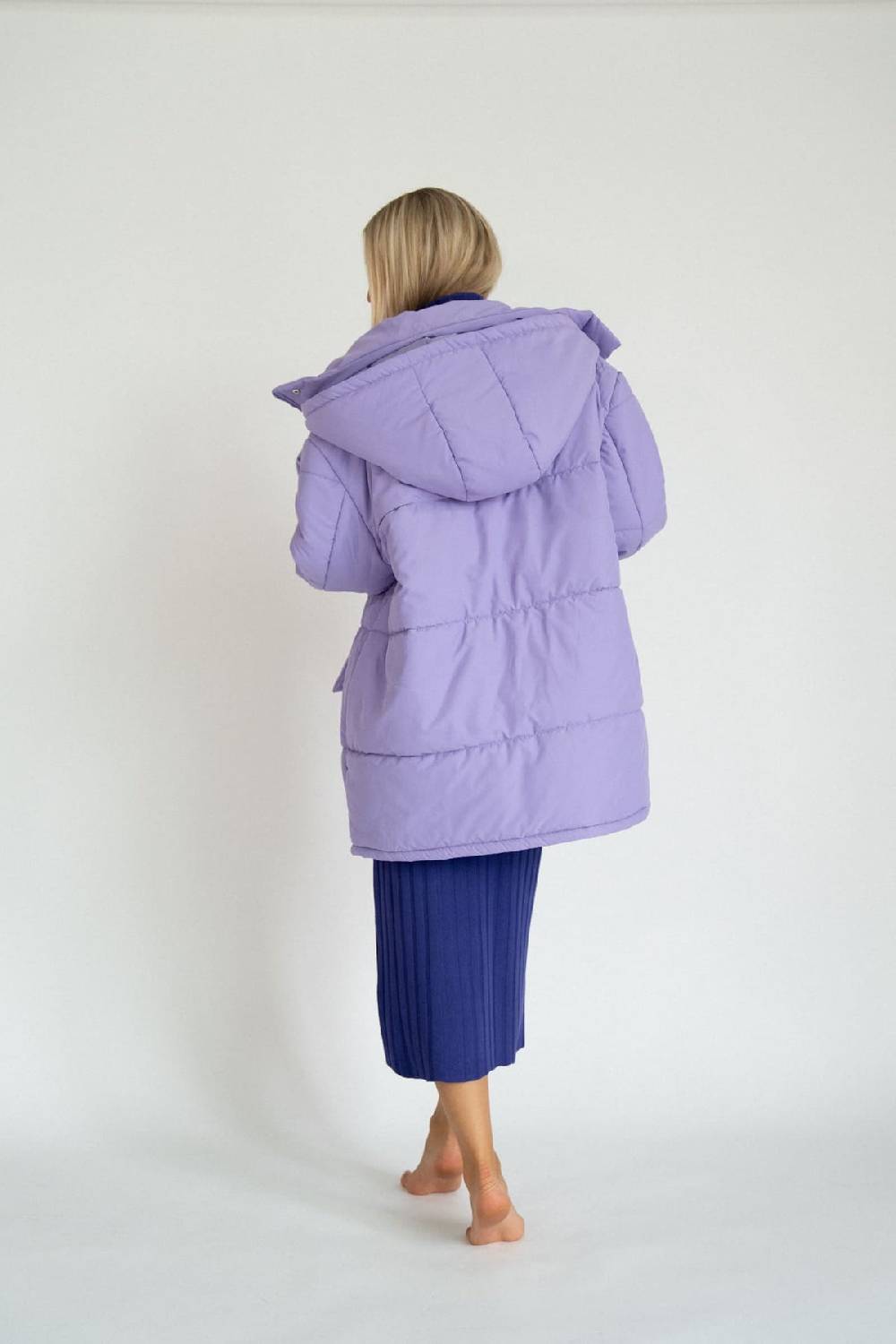 Karo Kauer Puffer Jacket Lilac Nur für heute