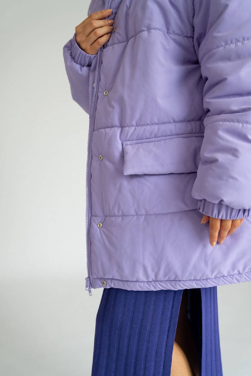 Karo Kauer Puffer Jacket Lilac Nur für heute