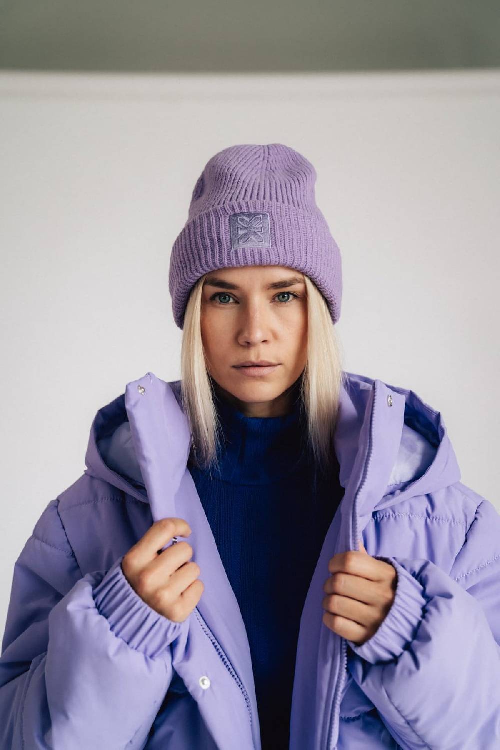 Karo Kauer Puffer Jacket Lilac Nur für heute
