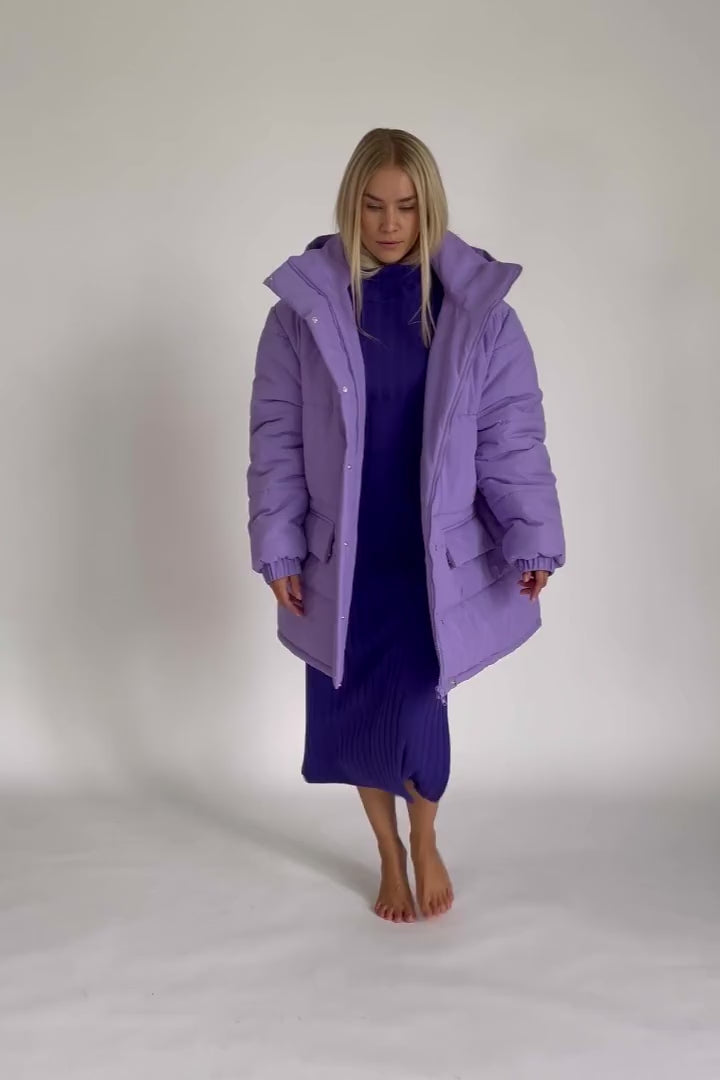 Karo Kauer Puffer Jacket Lilac Nur für heute
