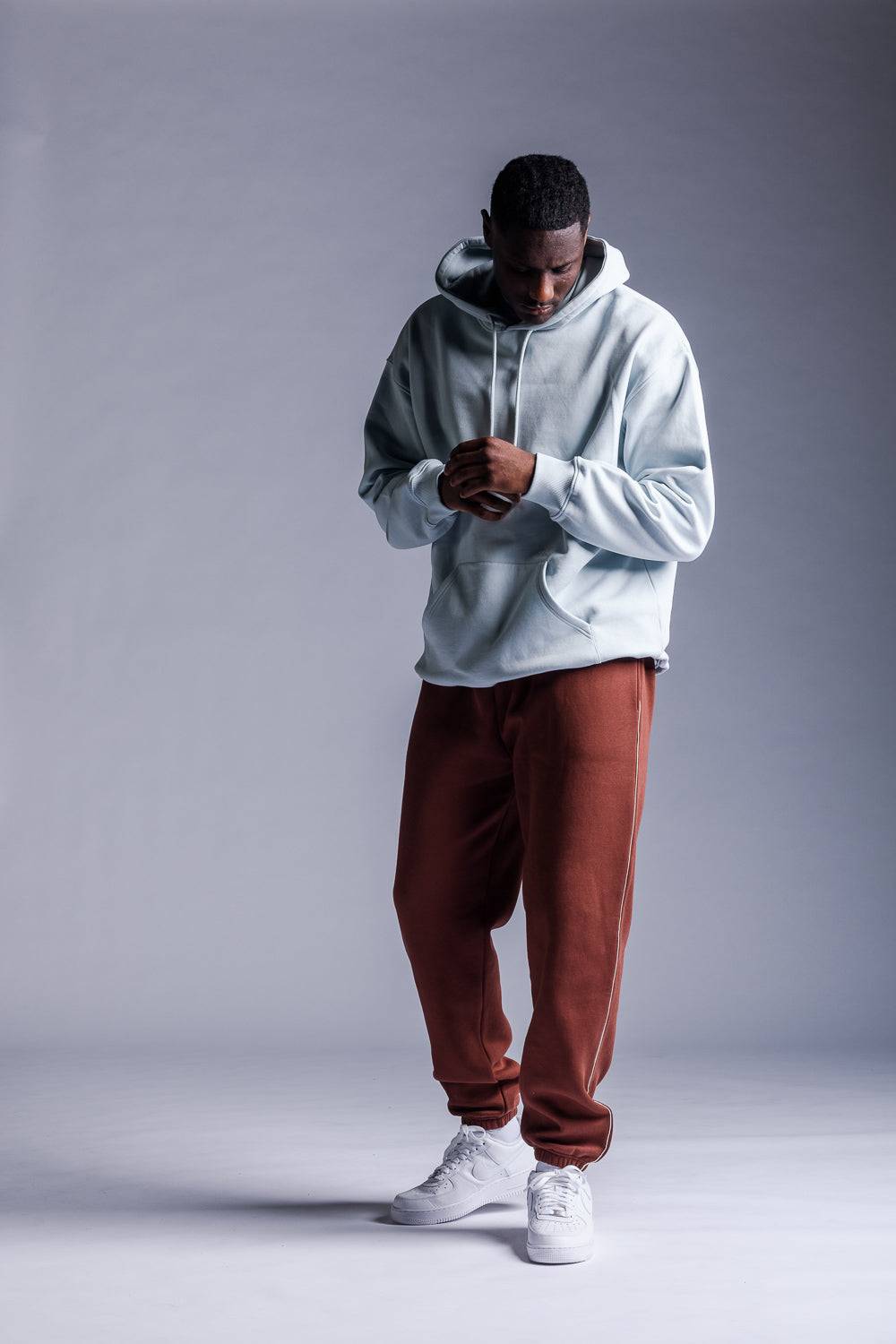Karo Kauer Hoodie Ice Blue Discount Store für neue Produkte