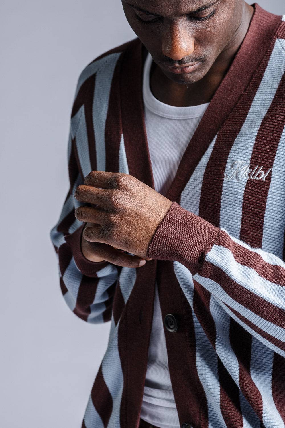 Karo Kauer Knit Cardigan Stripes Fabrikladen