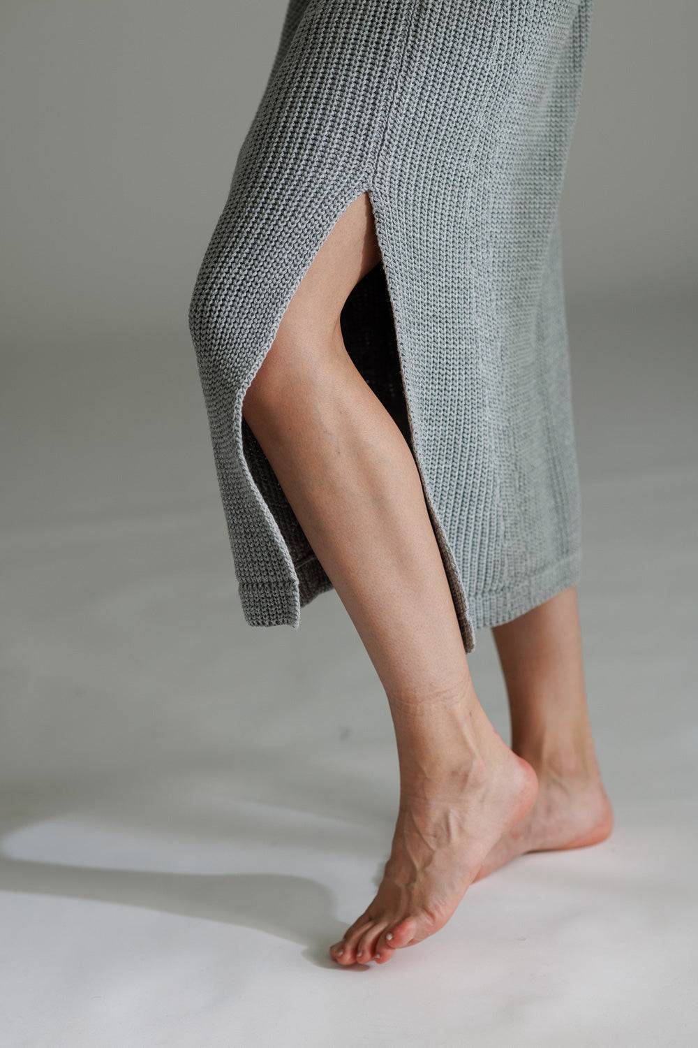 Karo Kauer Knit Dress Silver Grey Black Friday Preise