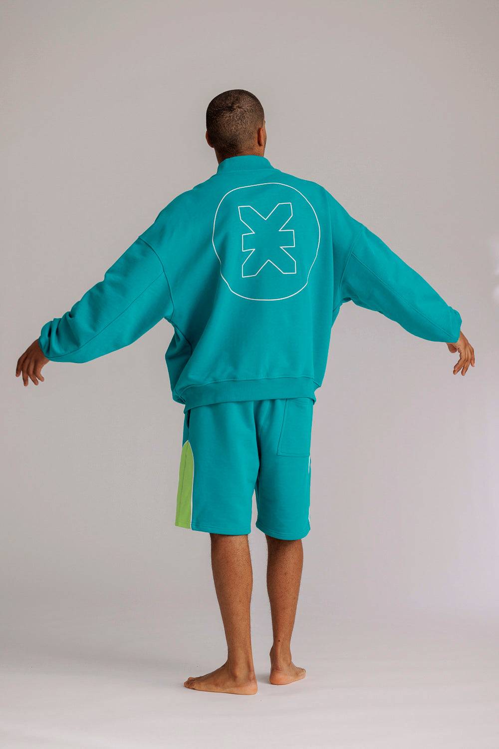 Karo Kauer Sweat Shorts Tile Blue Flash Sale