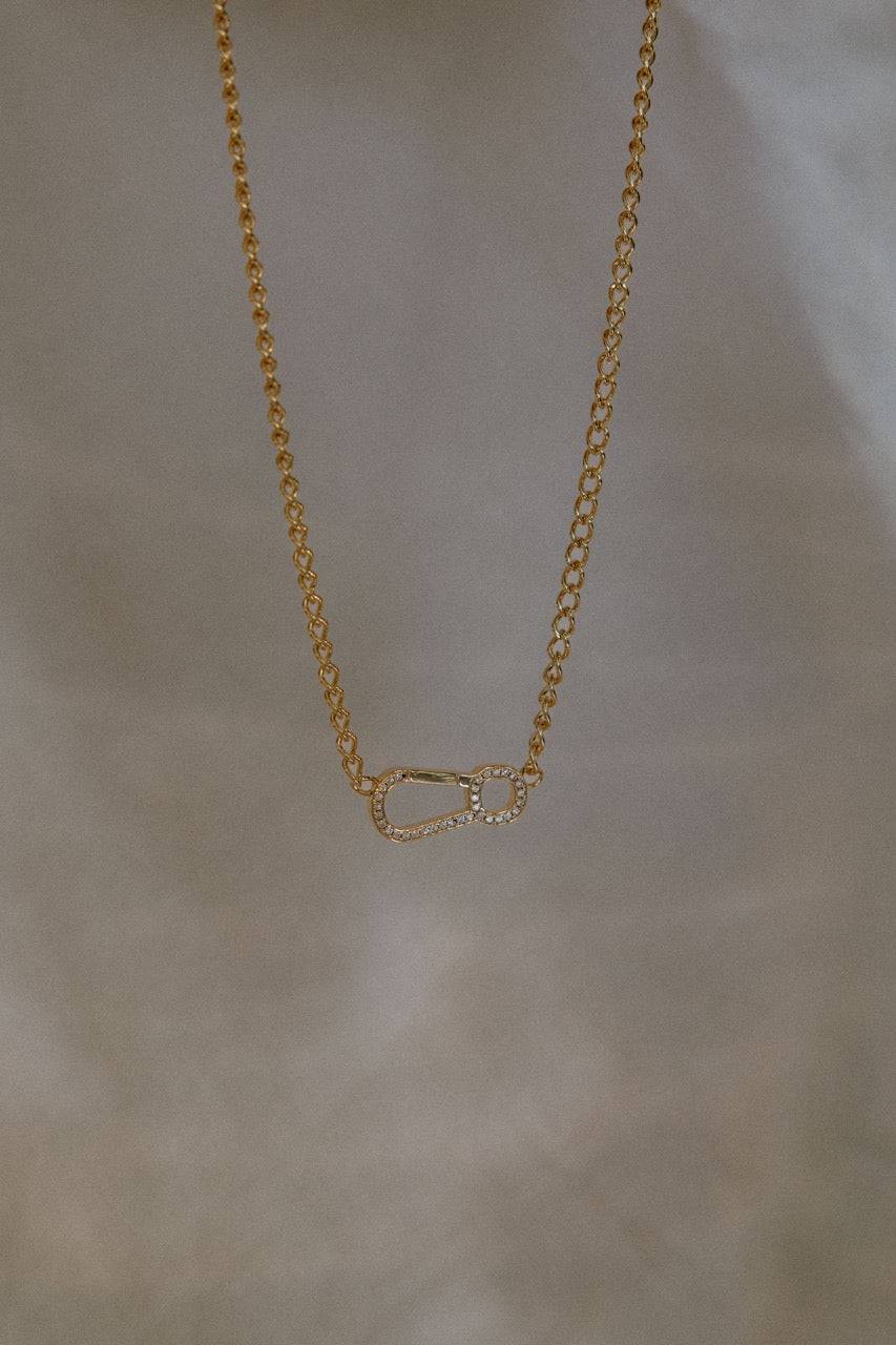 Karo Kauer Chain Carabiner Gold Weihnachtsangebot
