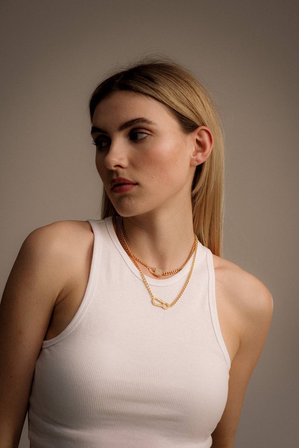 Karo Kauer Chain Lock Gold Osterangebot
