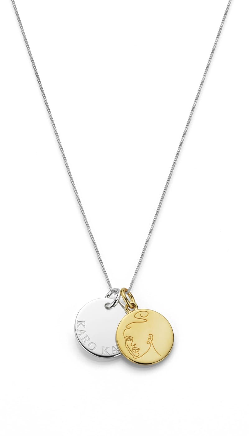 Karo Kauer Fine Necklace Silver x KK Coins Muttertagsangebot